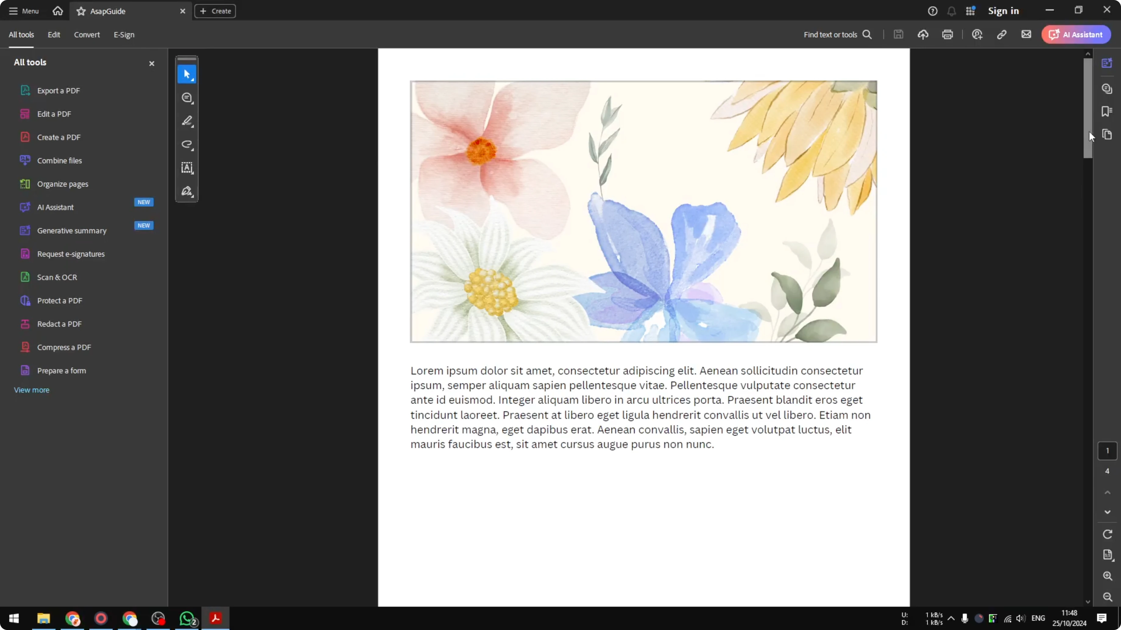 Screenshot from How to Print Canva Presentation with Notes at 70s