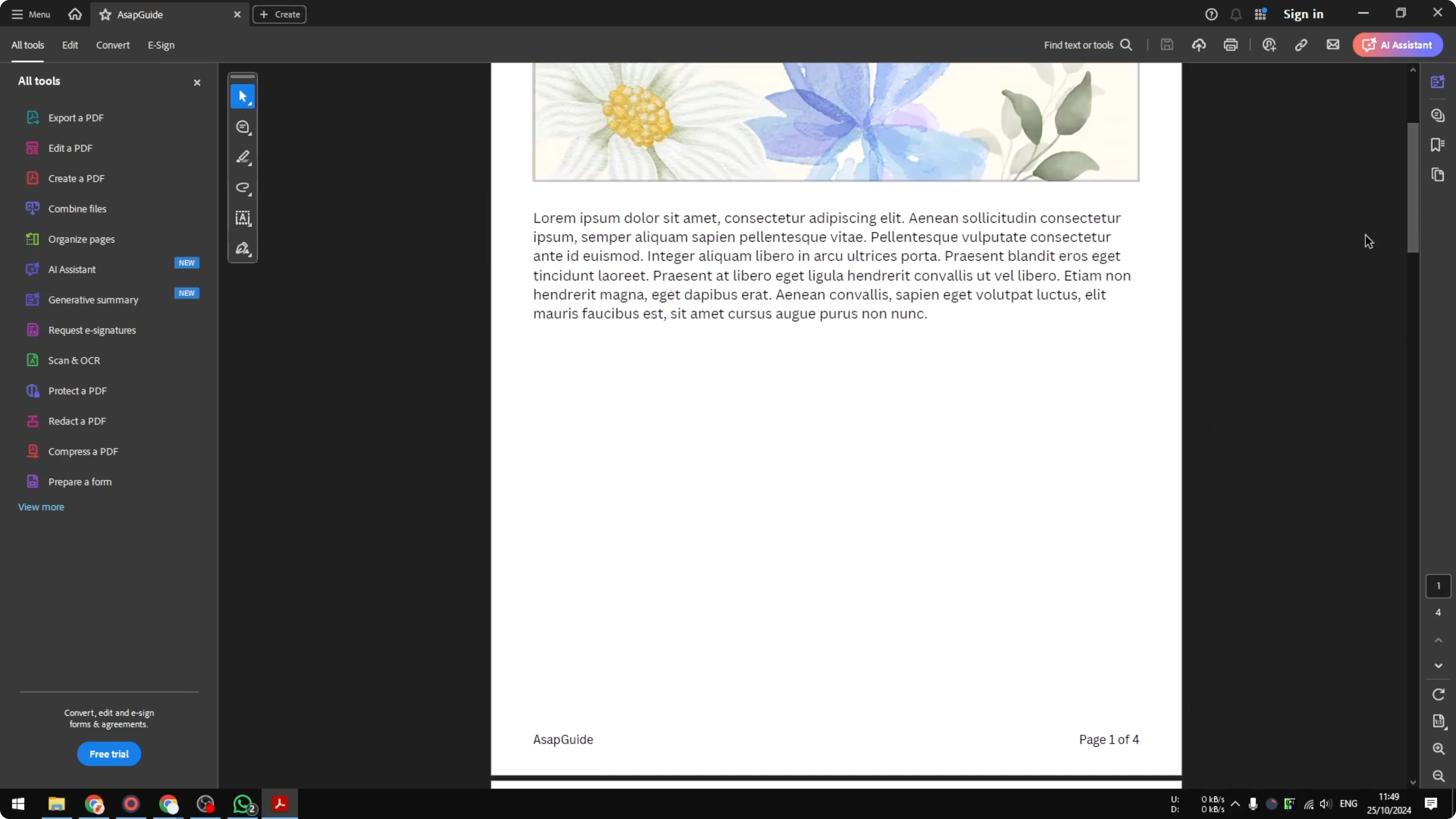 Screenshot from How to Print Canva Presentation with Notes at 99s