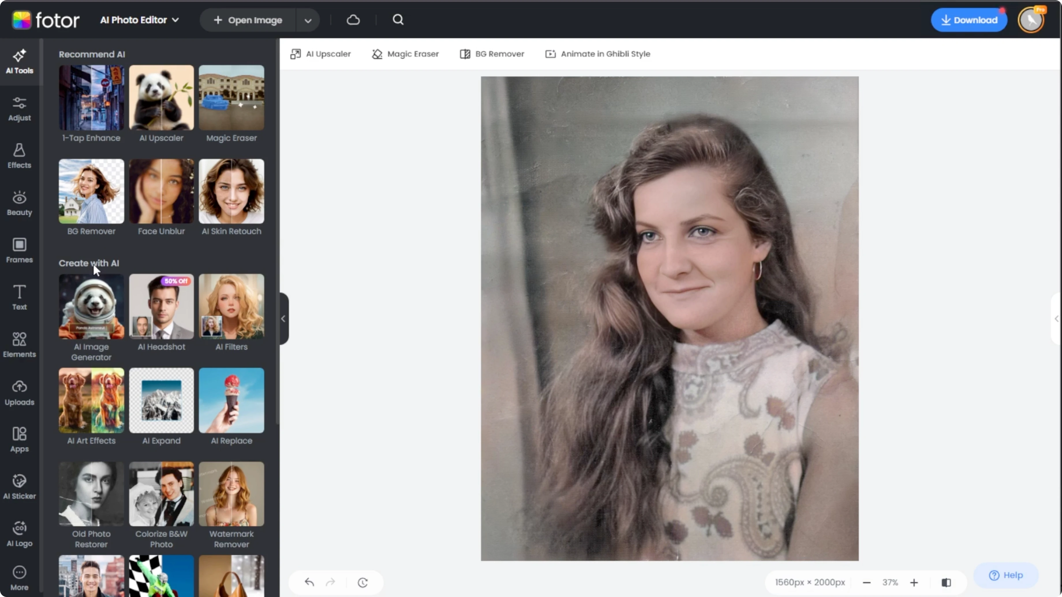 Screenshot from How to Reconstruct and Fill Missing Parts of Damaged Photos with AI? at 147s