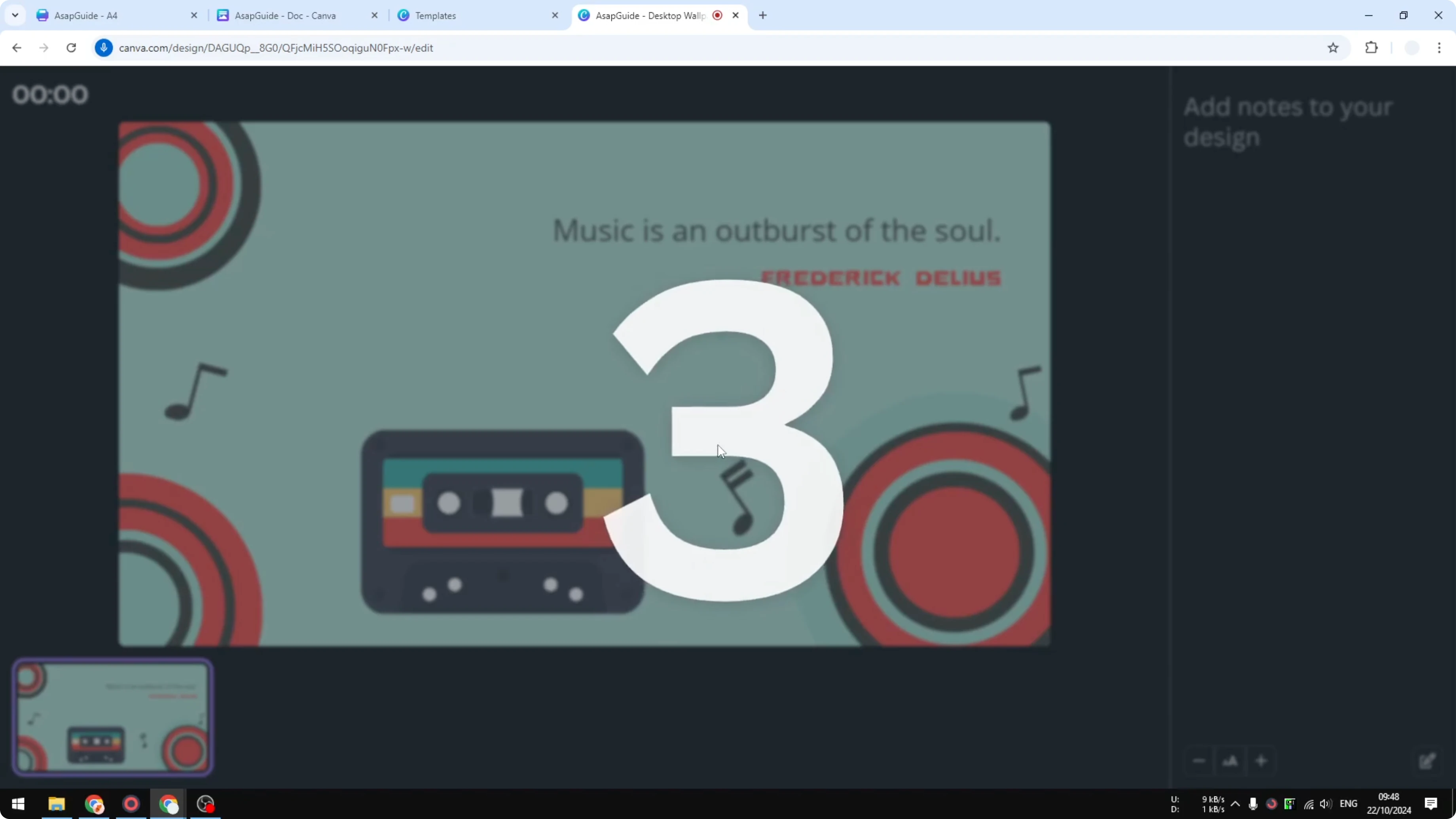 Screenshot from How to Record Your Voice Using Canva at 71s