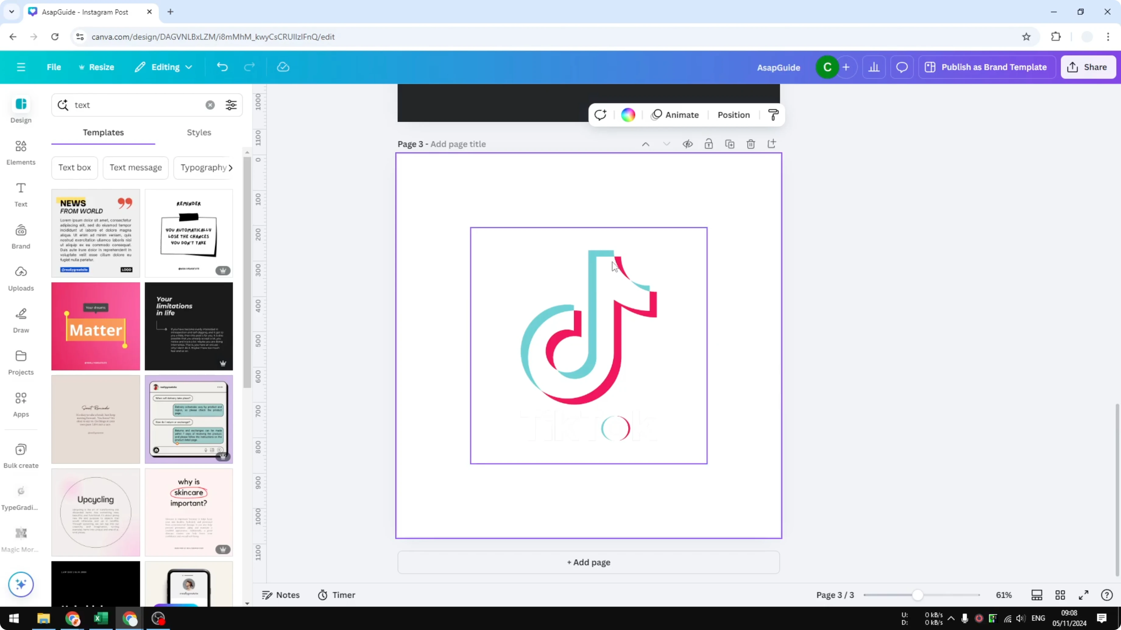 Screenshot from How to Remove Background from Logo in Canva at 106s