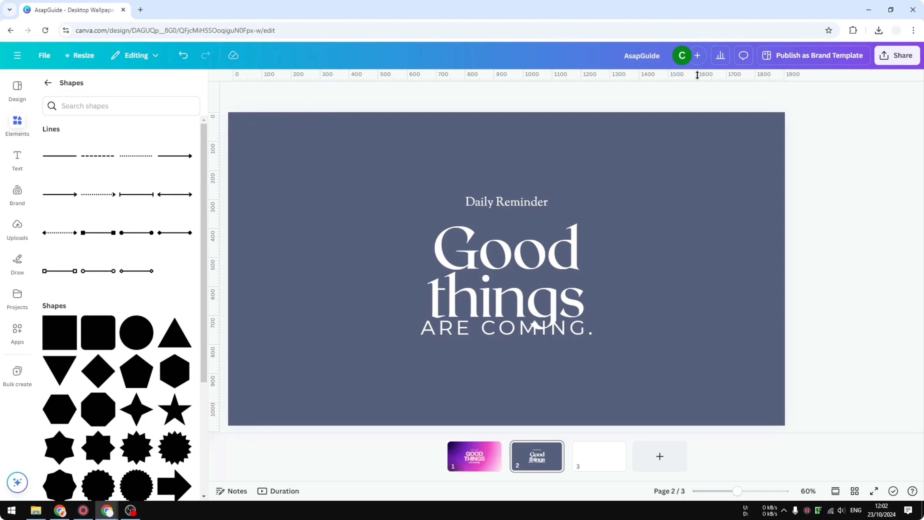 Screenshot from How to Remove Rulers in Canva at 6s