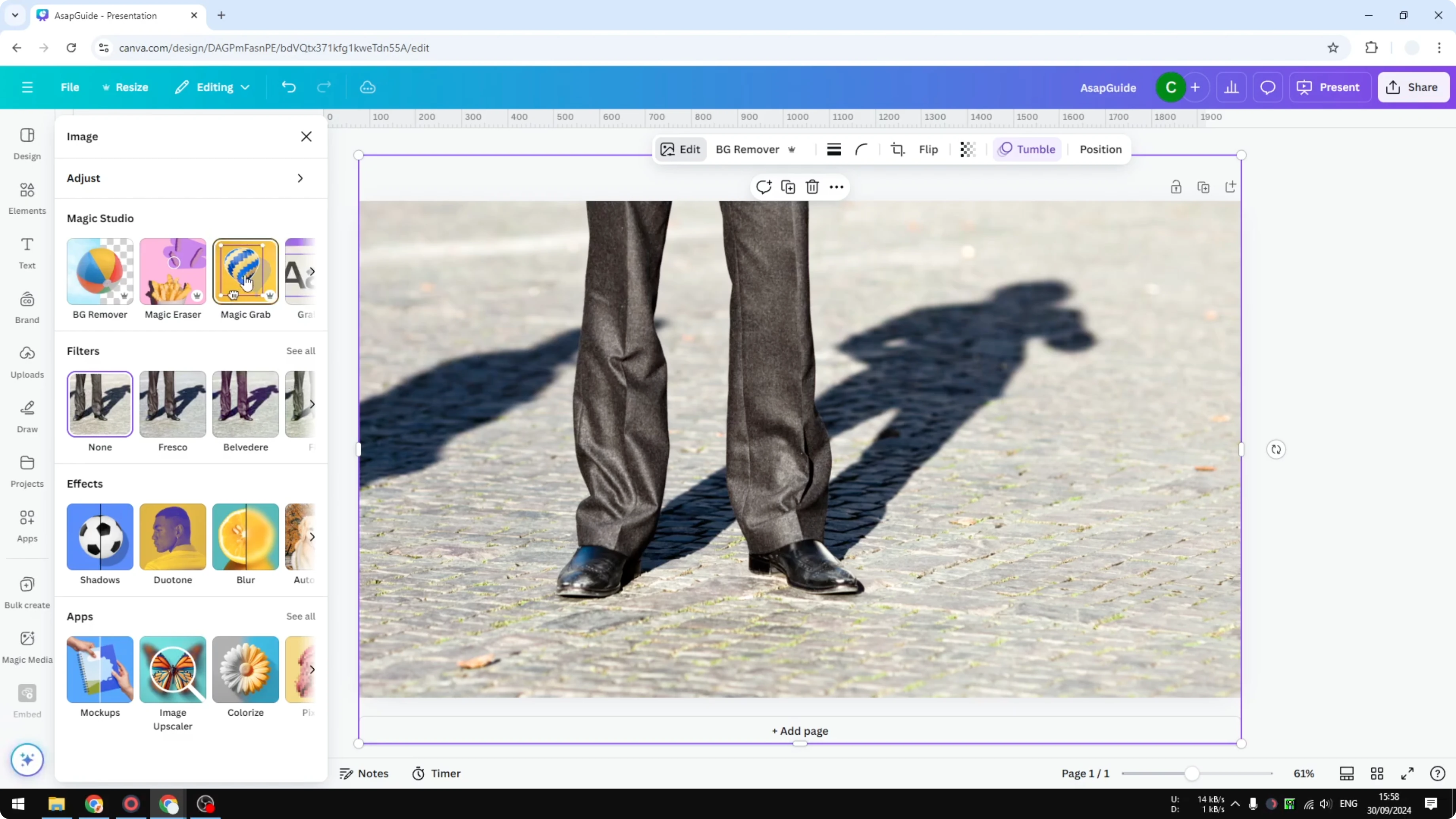 Screenshot from How to Remove Shadow in Canva at 135s