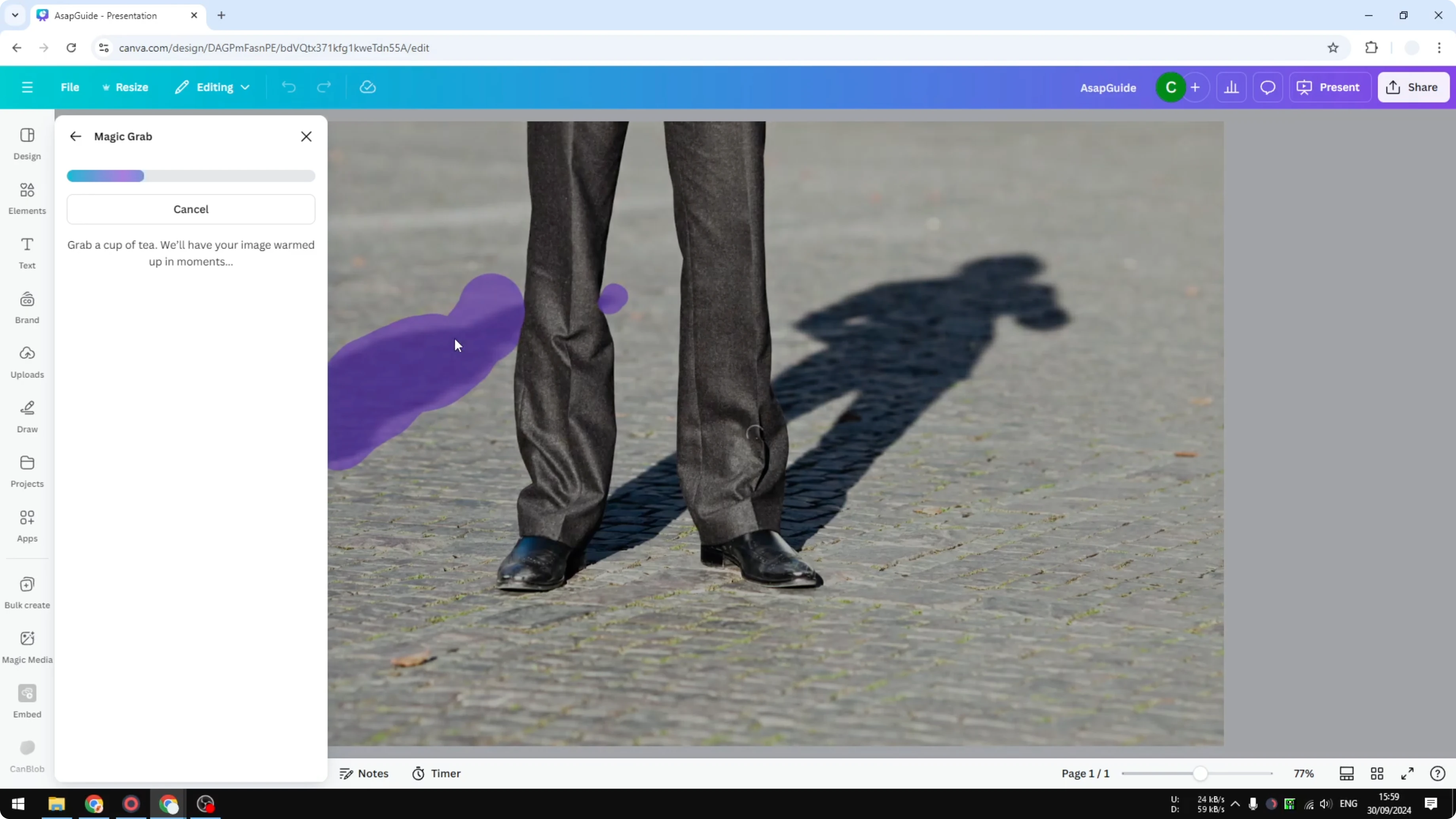 Screenshot from How to Remove Shadow in Canva at 161s