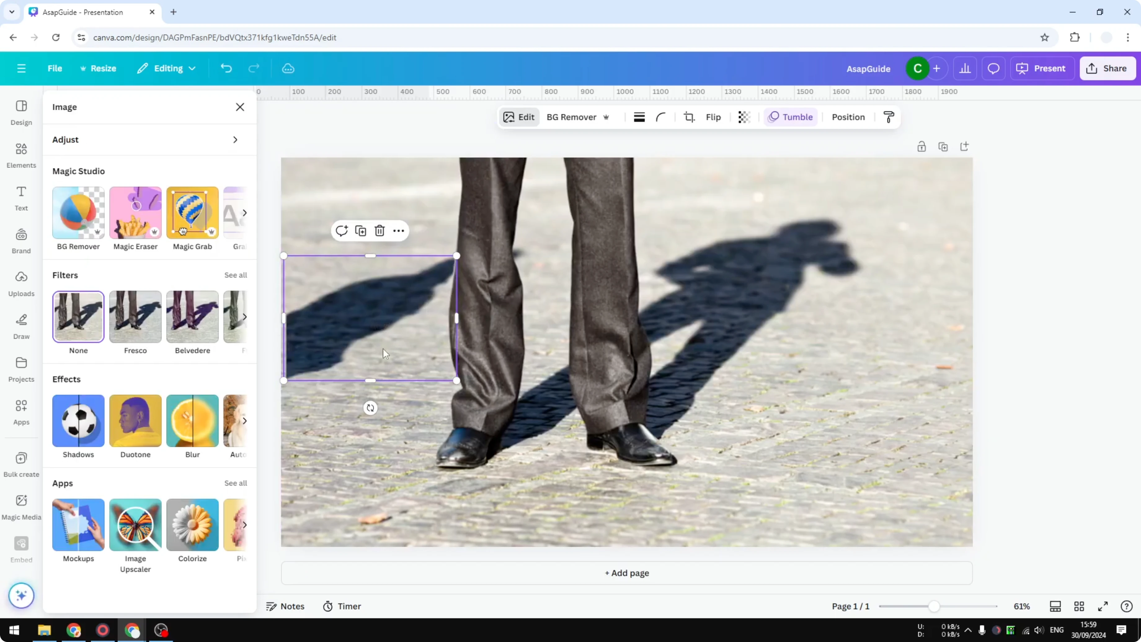 Screenshot from How to Remove Shadow in Canva at 166s