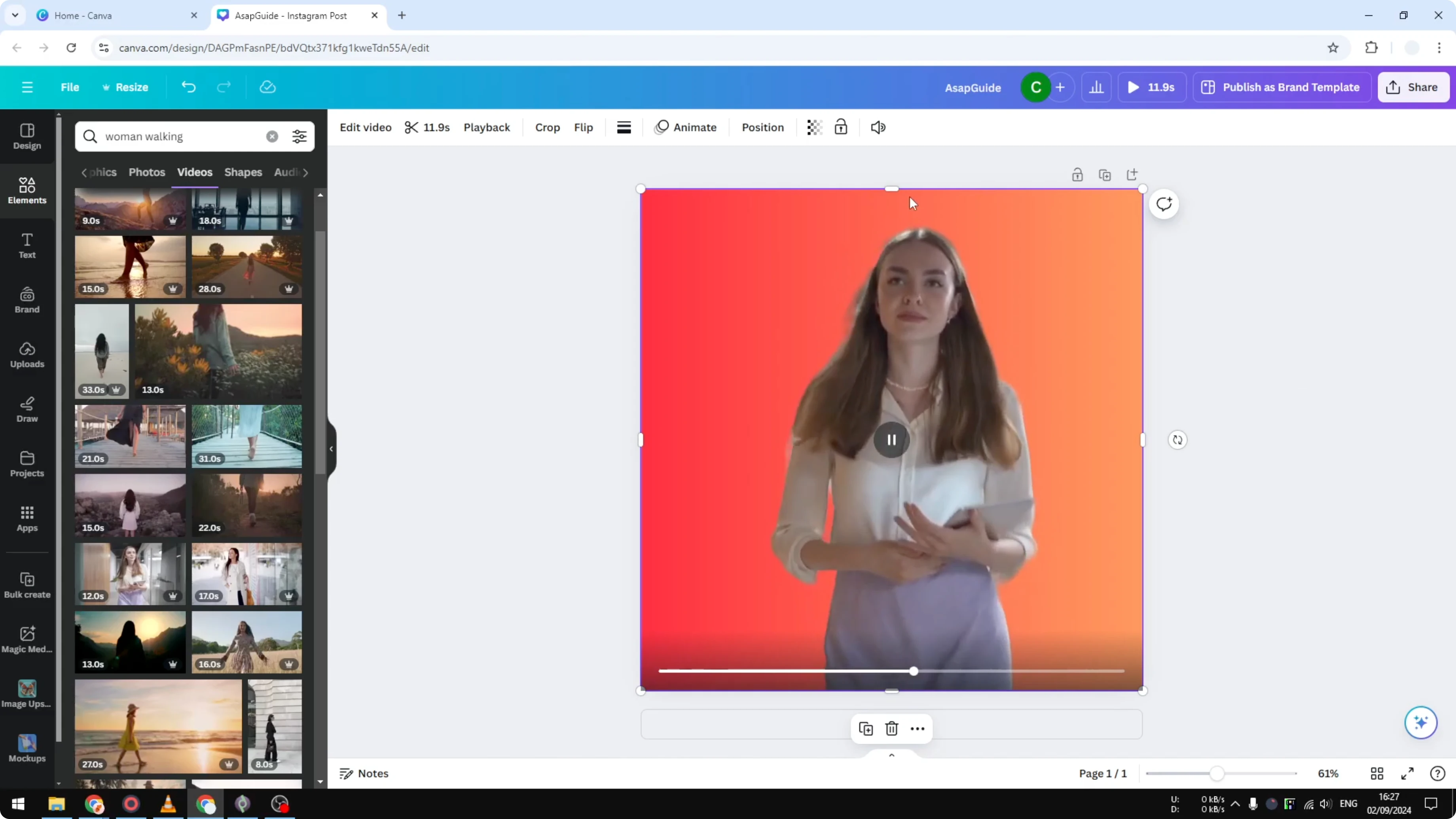 Screenshot from How To Remove Video Backgrounds In Canva at 122s