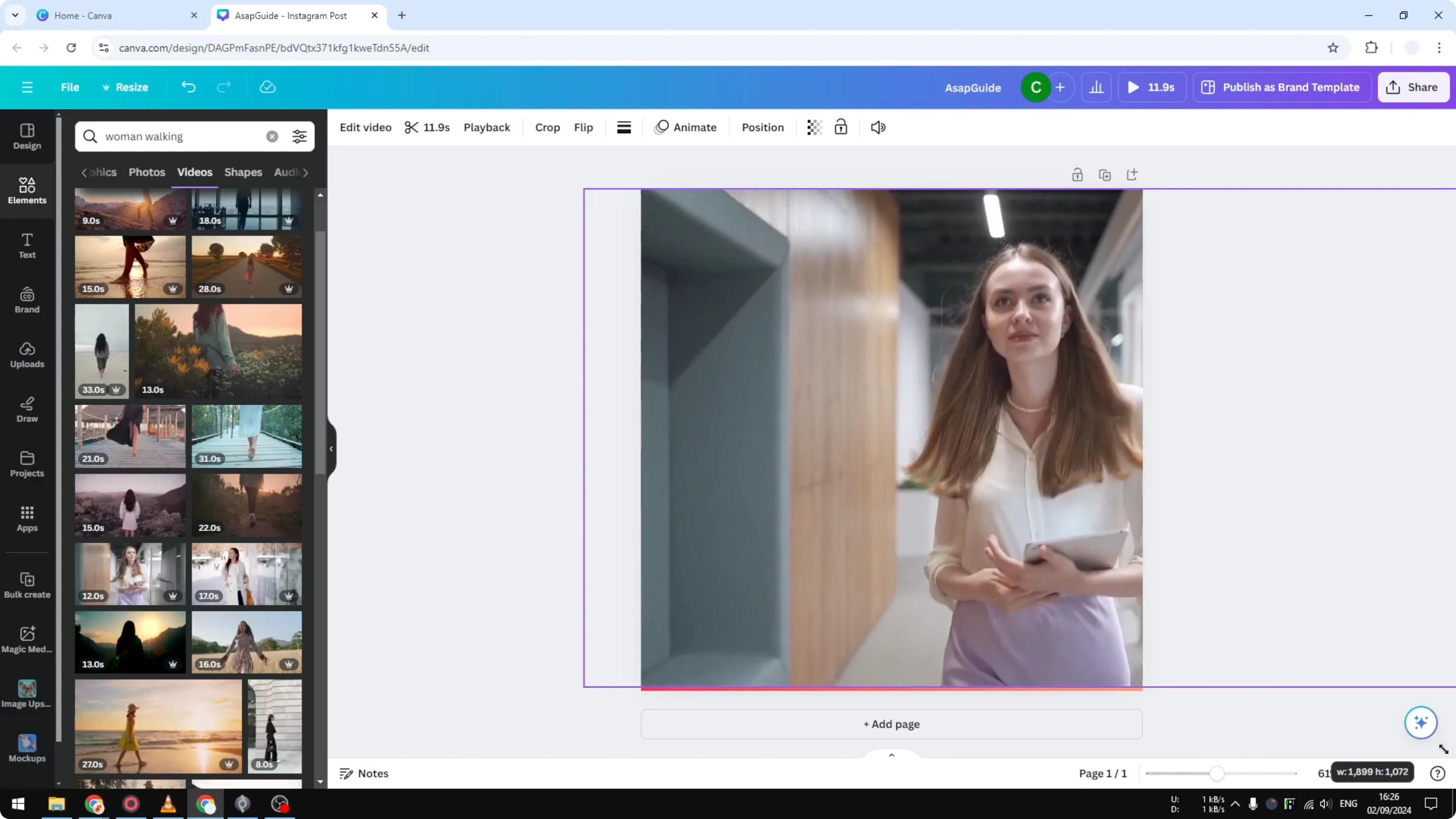 Screenshot from How To Remove Video Backgrounds In Canva at 57s
