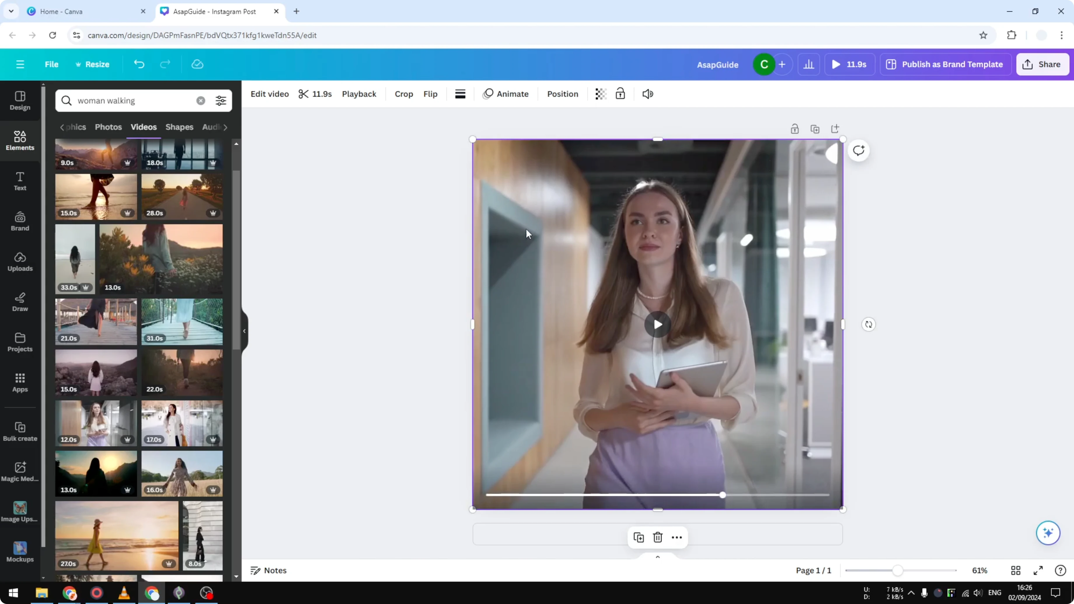 Screenshot from How To Remove Video Backgrounds In Canva at 75s