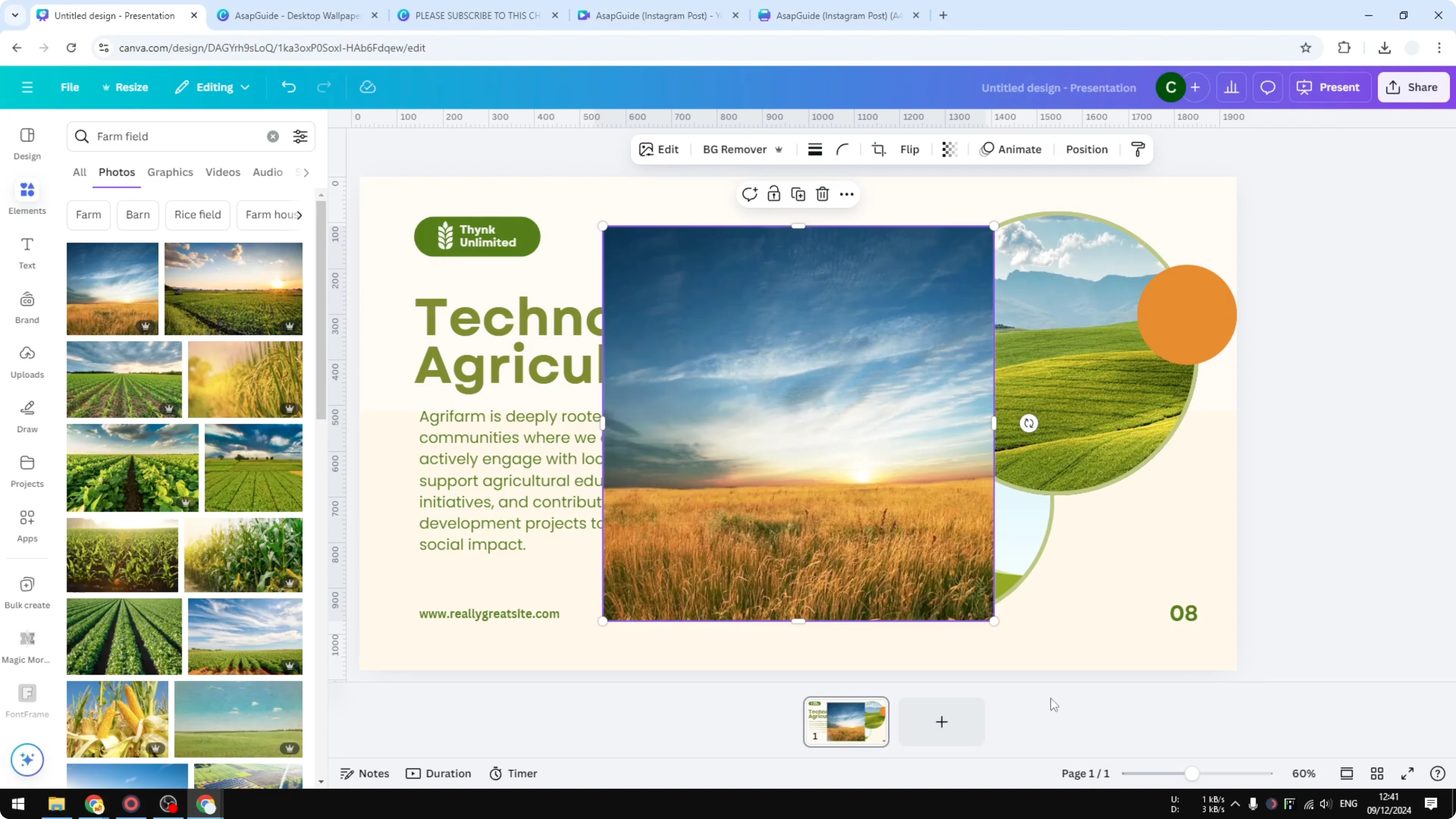 Screenshot from How to Replace an Image in Canva at 116s