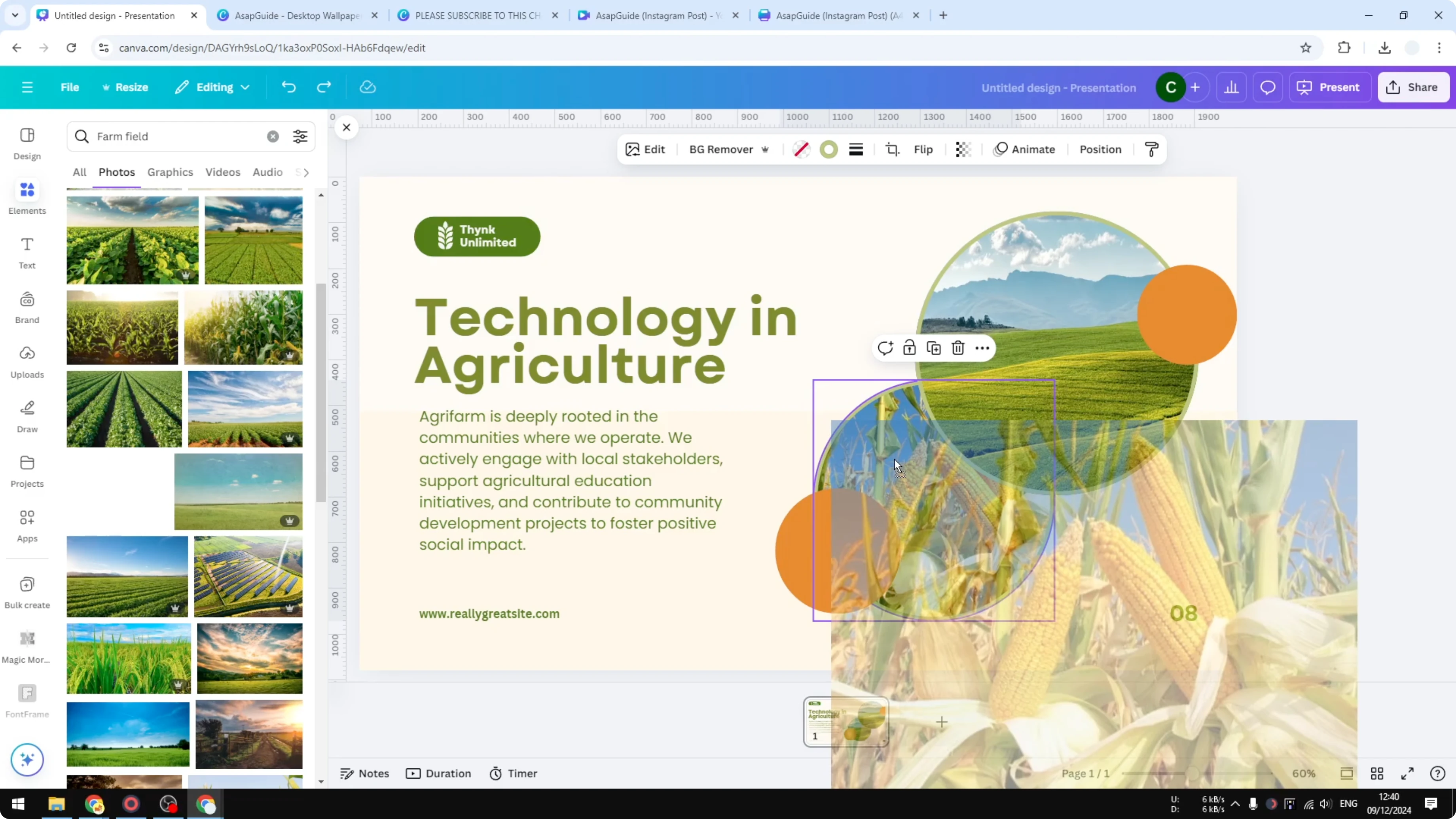 Screenshot from How to Replace an Image in Canva at 66s