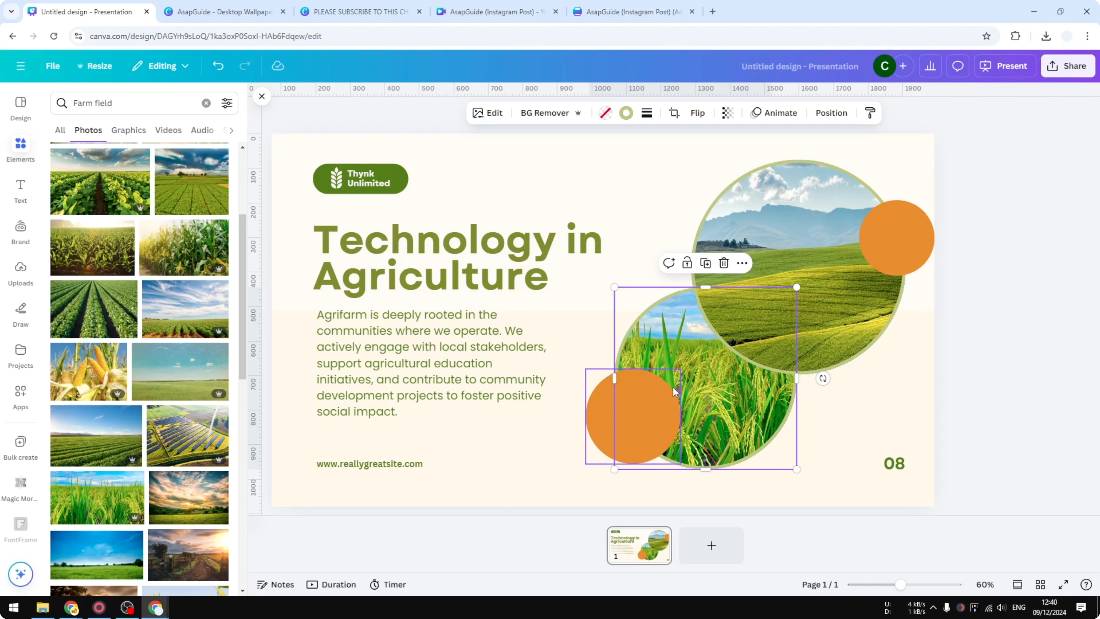 Screenshot from How to Replace an Image in Canva at 88s
