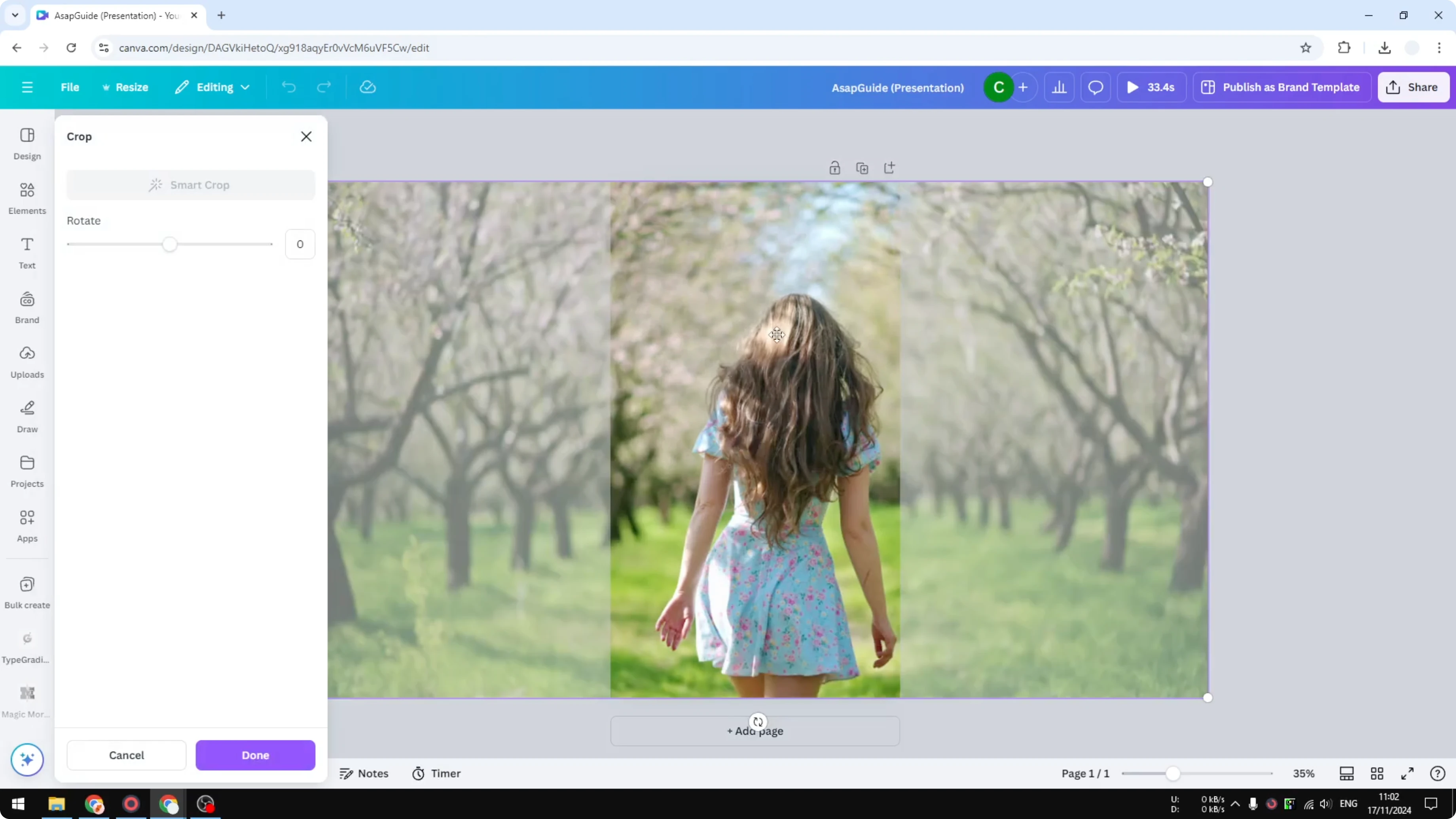 Screenshot from How to Resize Canva Video for Instagram at 90s