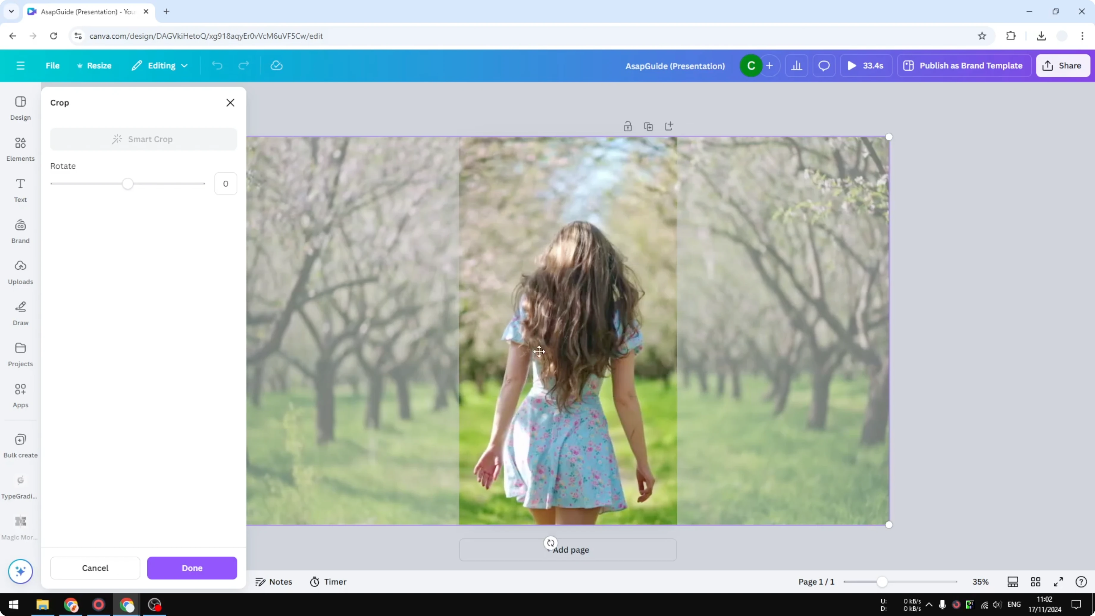Screenshot from How to Resize Canva Video for Instagram at 95s