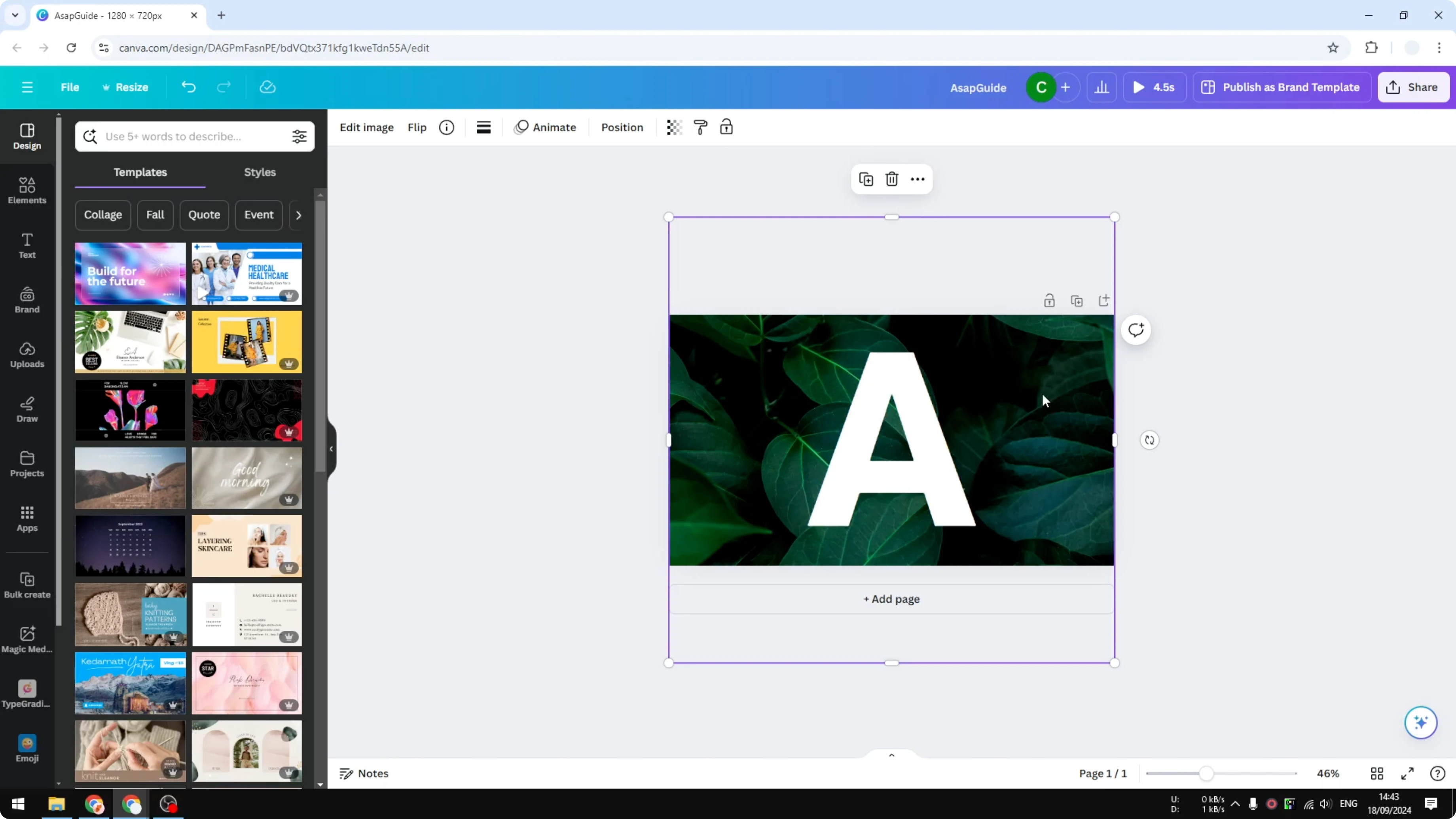 Screenshot from How to Resize Design in Canva at 17s