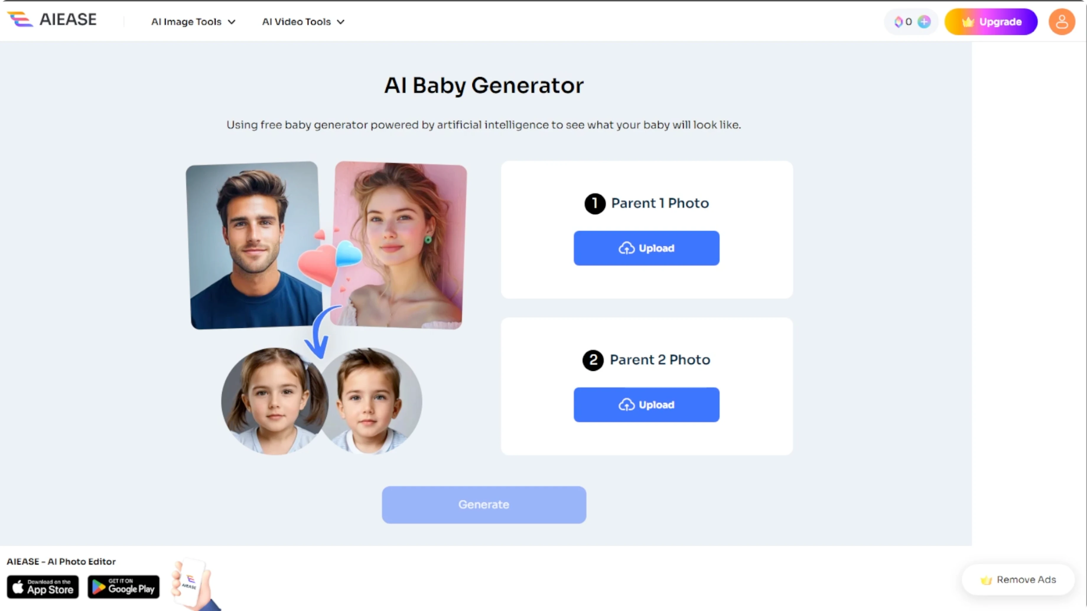 Screenshot from How to Visualize Your Future Child's Face by Blending Parent Photos with AI? at 31s