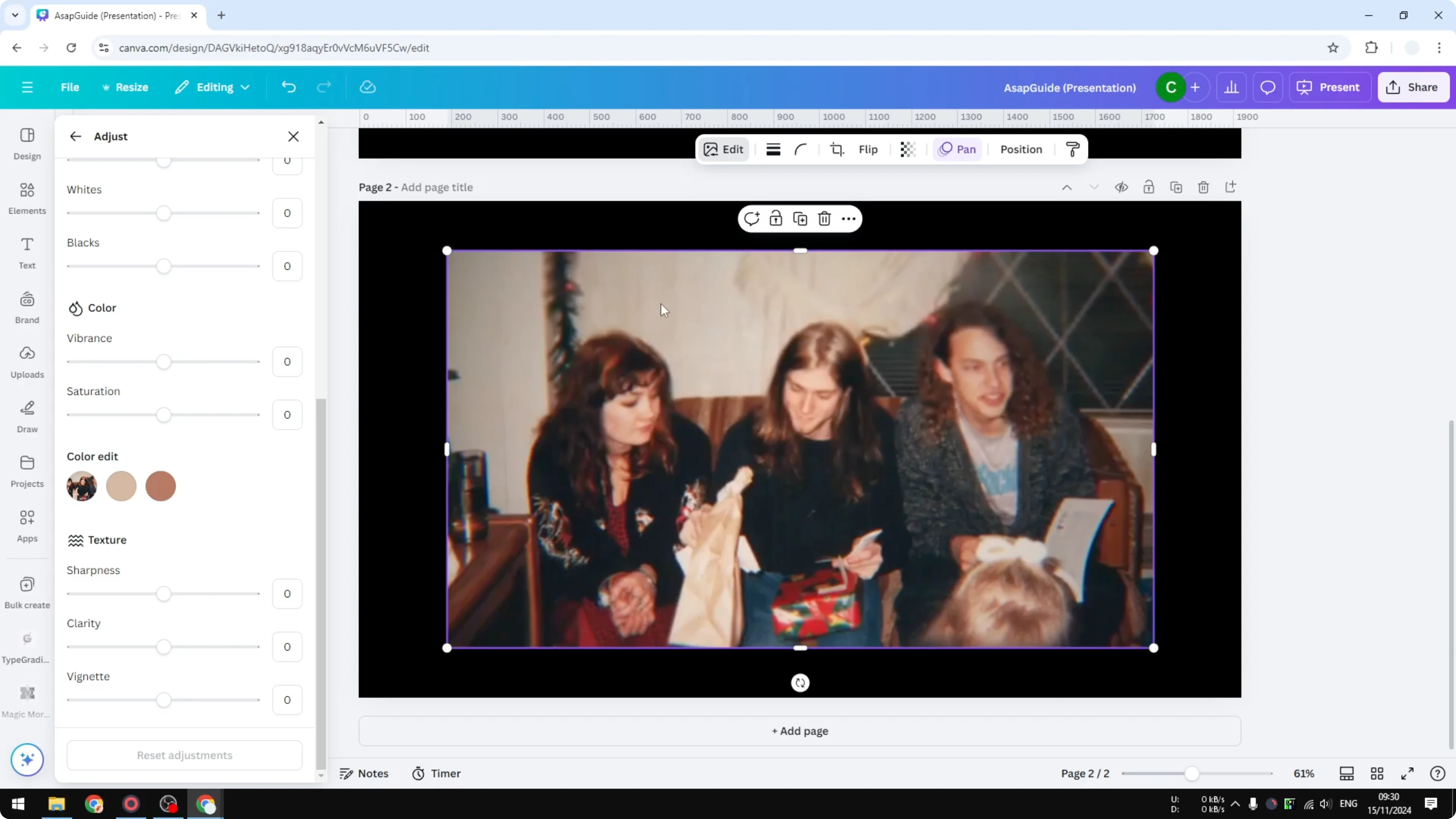 Screenshot from How to Sharpen Image in Canva at 137s