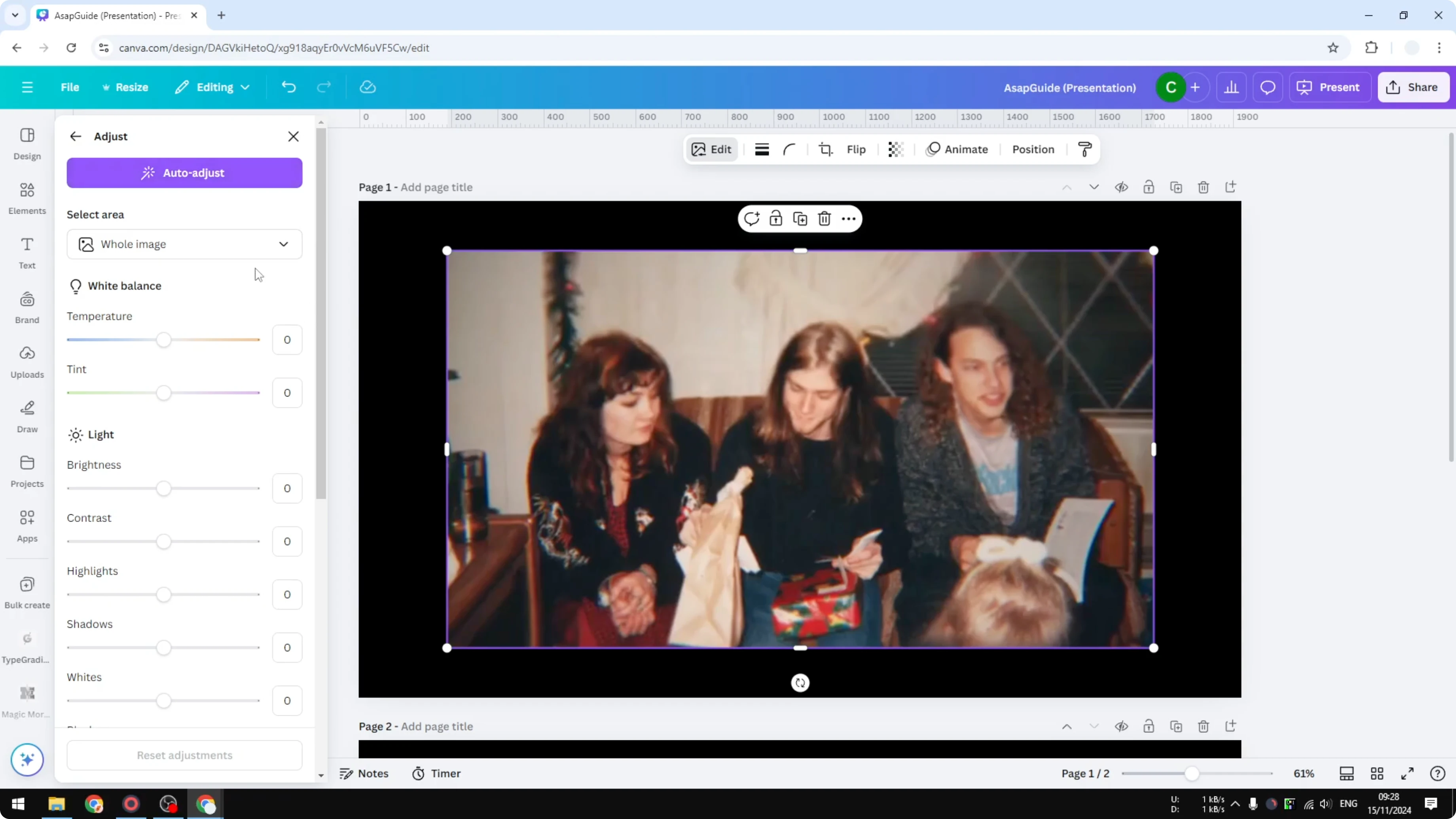 Screenshot from How to Sharpen Image in Canva at 34s