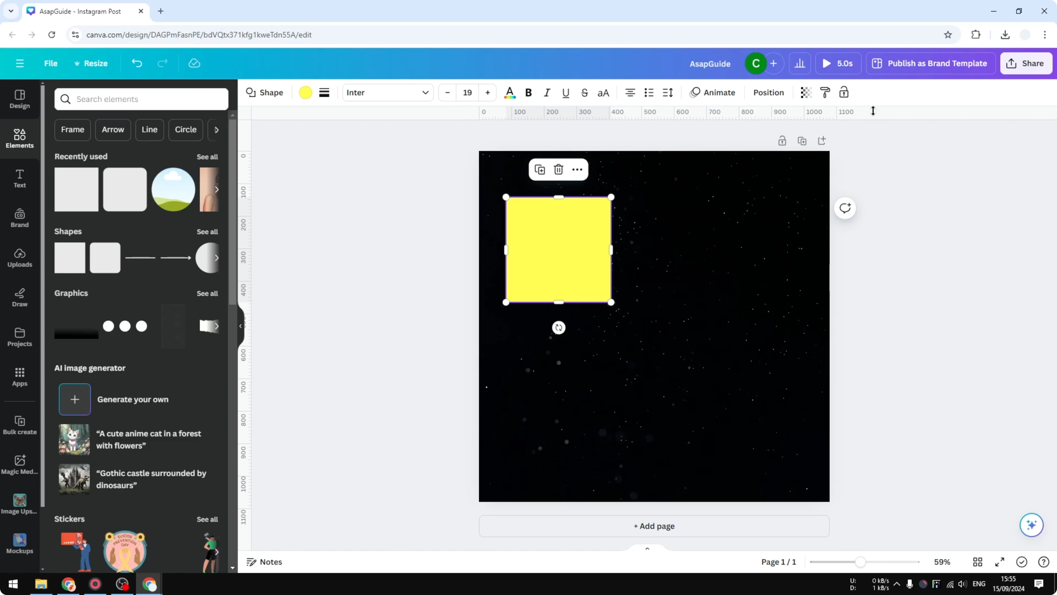 Screenshot from How To Show Rulers In Canva at 42s