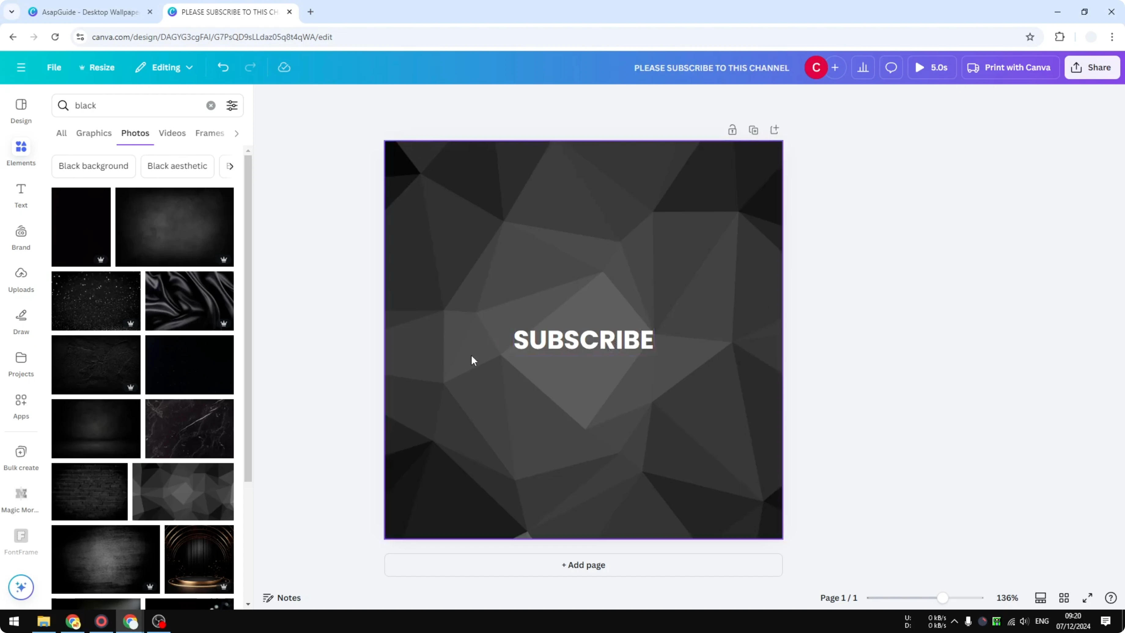 Screenshot from How to Create a Spaced Out Text Effect in Canva at 4s