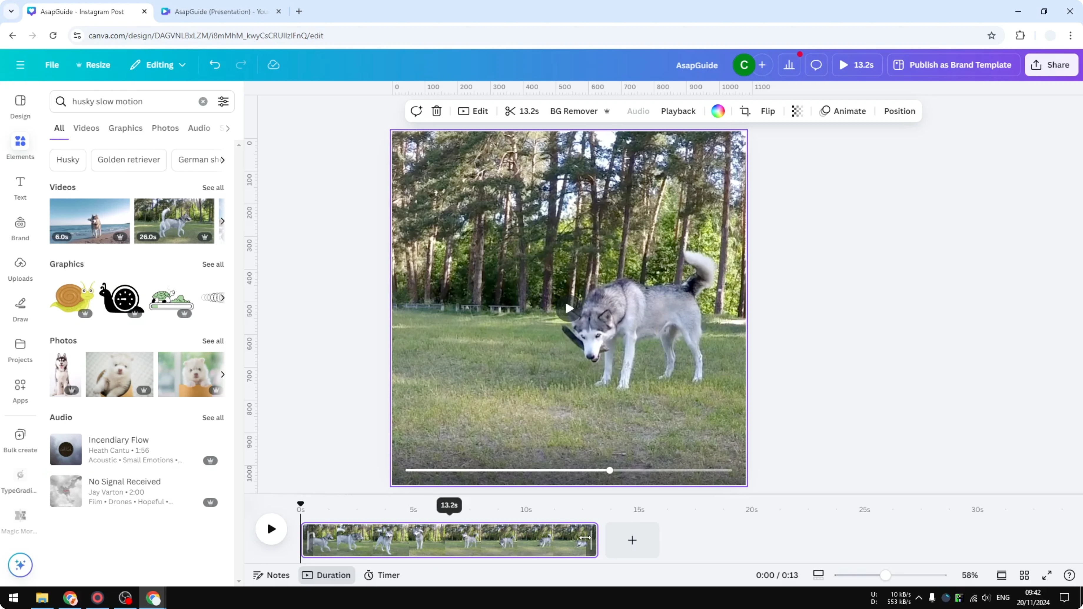 Screenshot from How to Speed Up Video in Canva at 75s