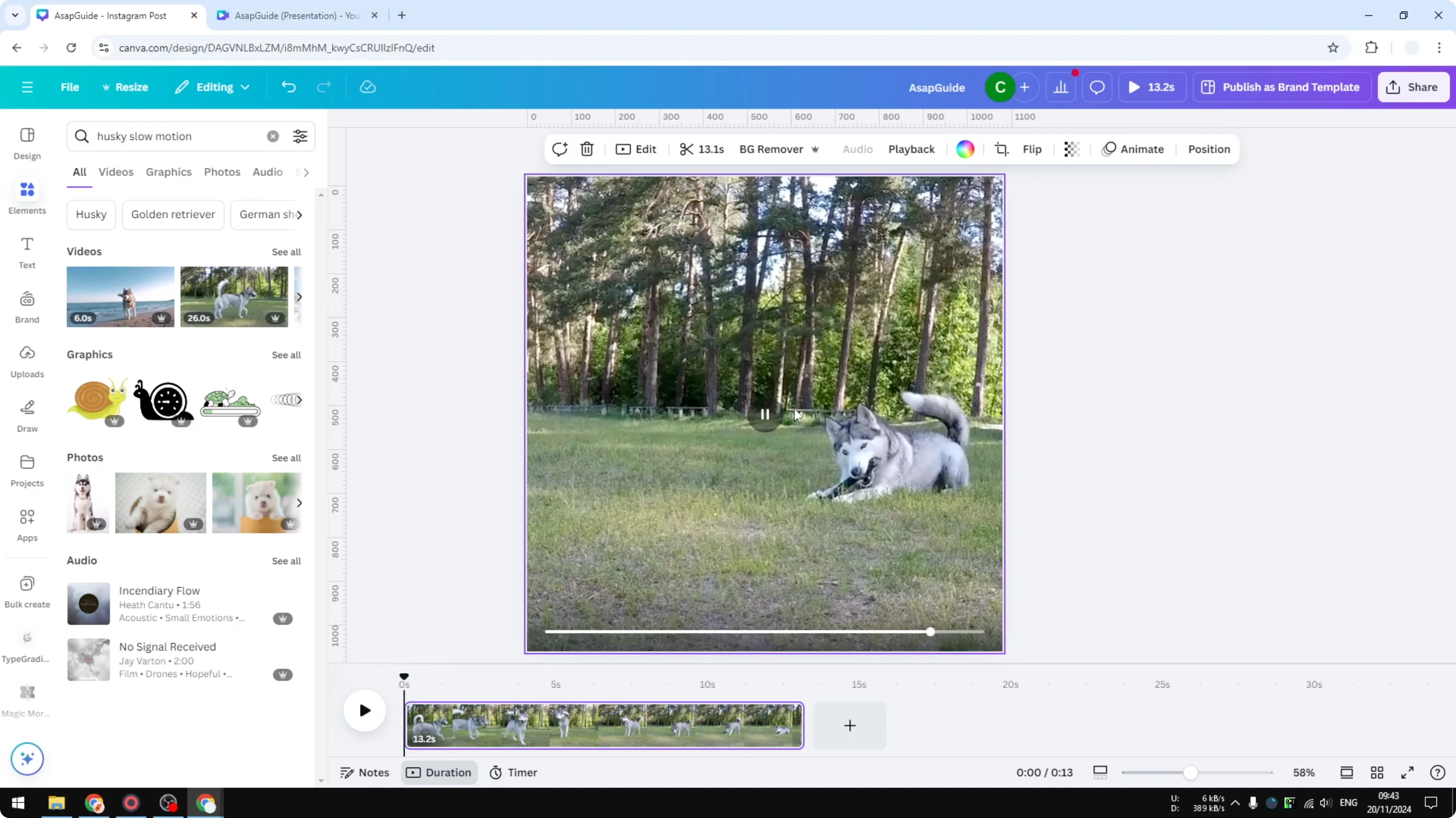 Screenshot from How to Speed Up Video in Canva at 87s