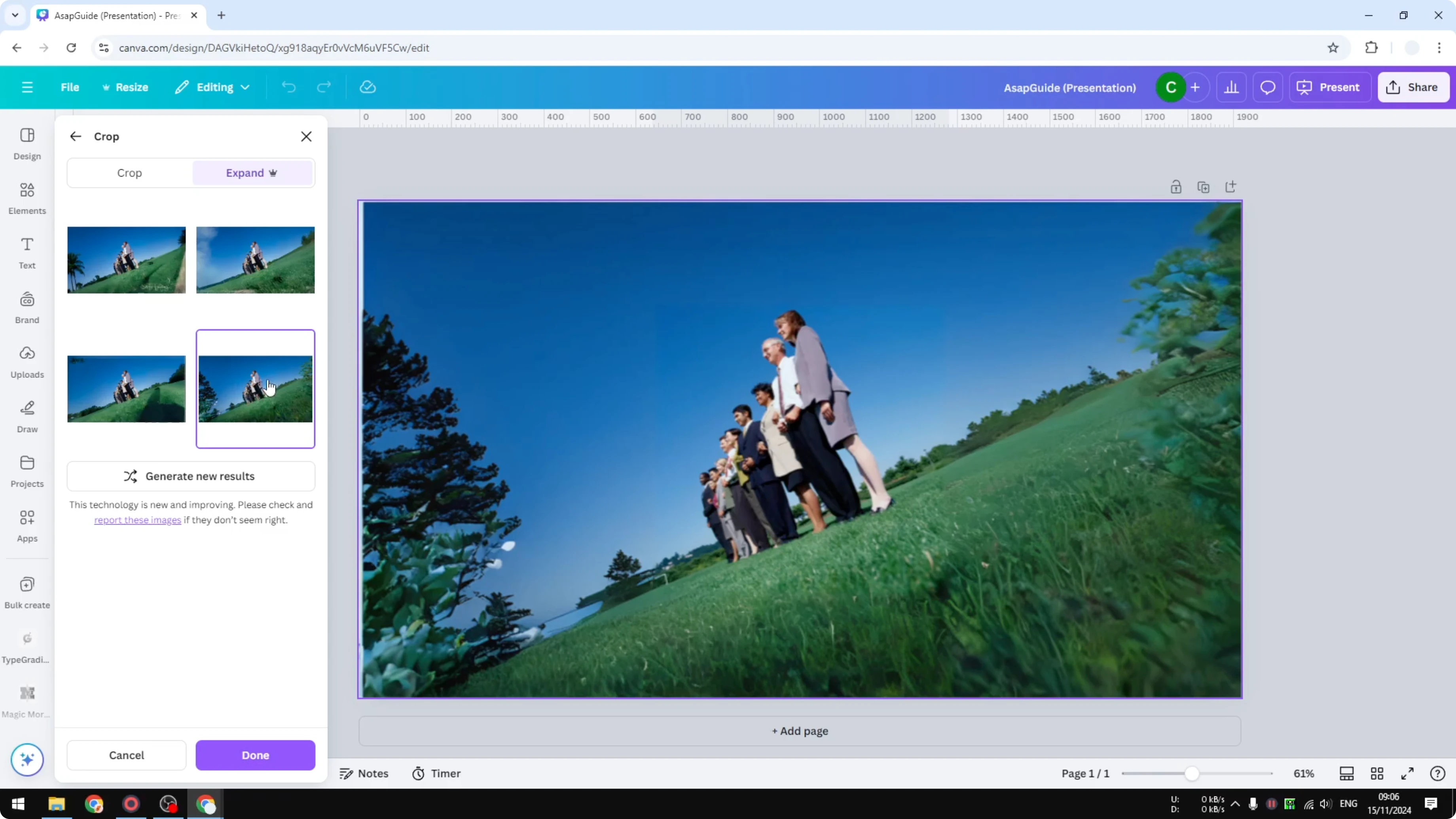 Screenshot from How to Straighten Photo in Canva at 230s