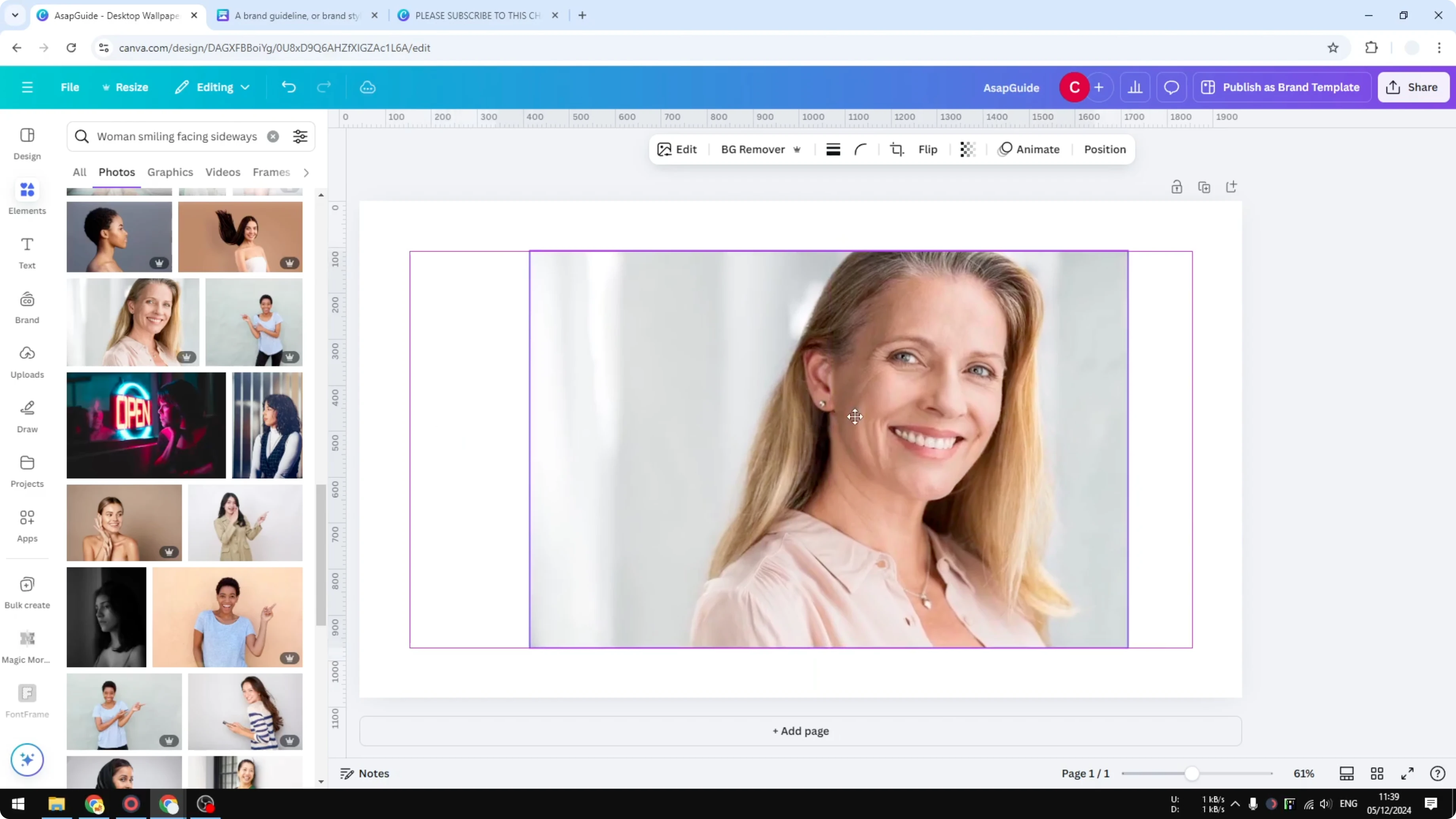 Screenshot from How to Trace an Image in Canva at 44s
