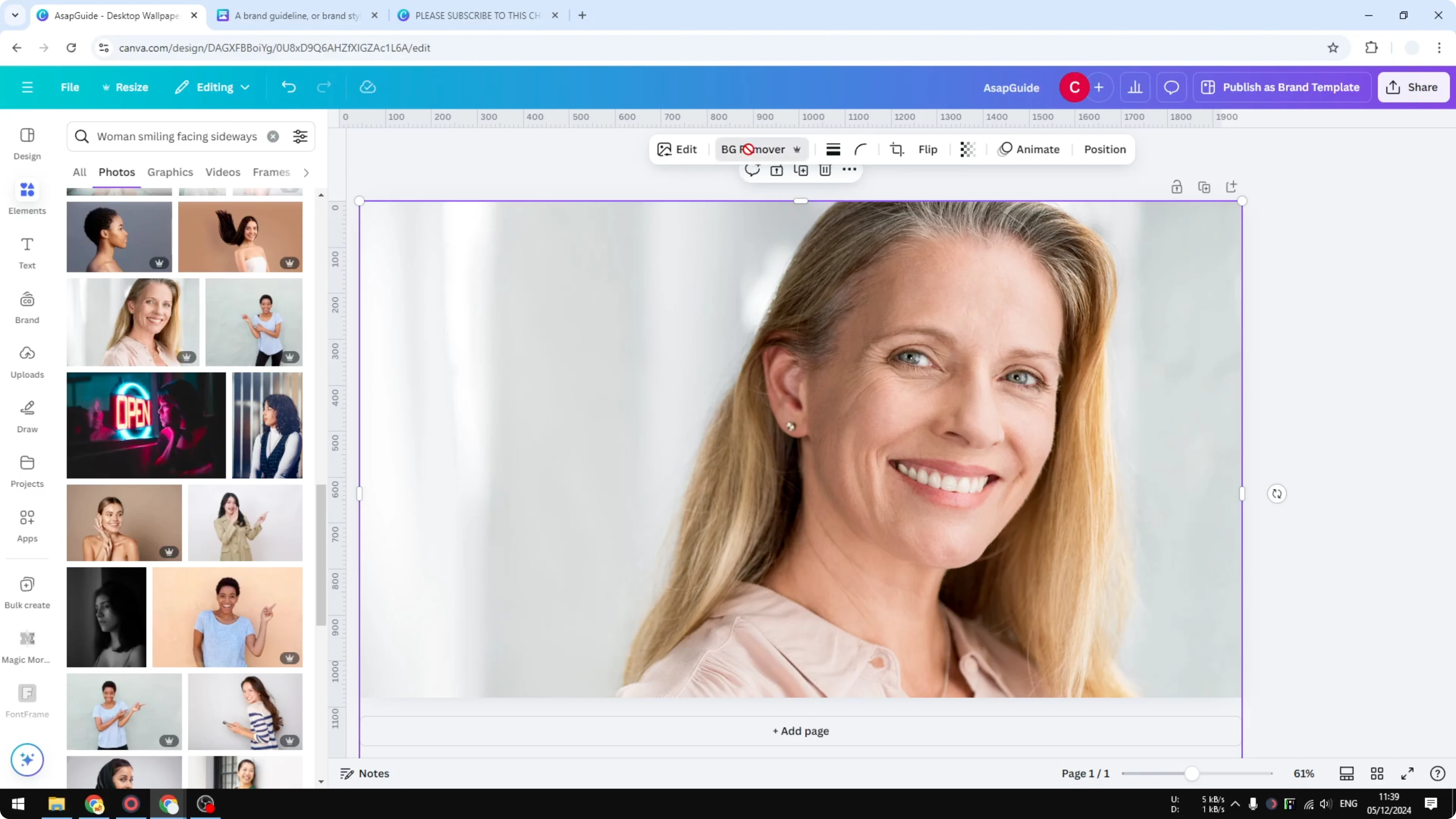 Screenshot from How to Trace an Image in Canva at 50s