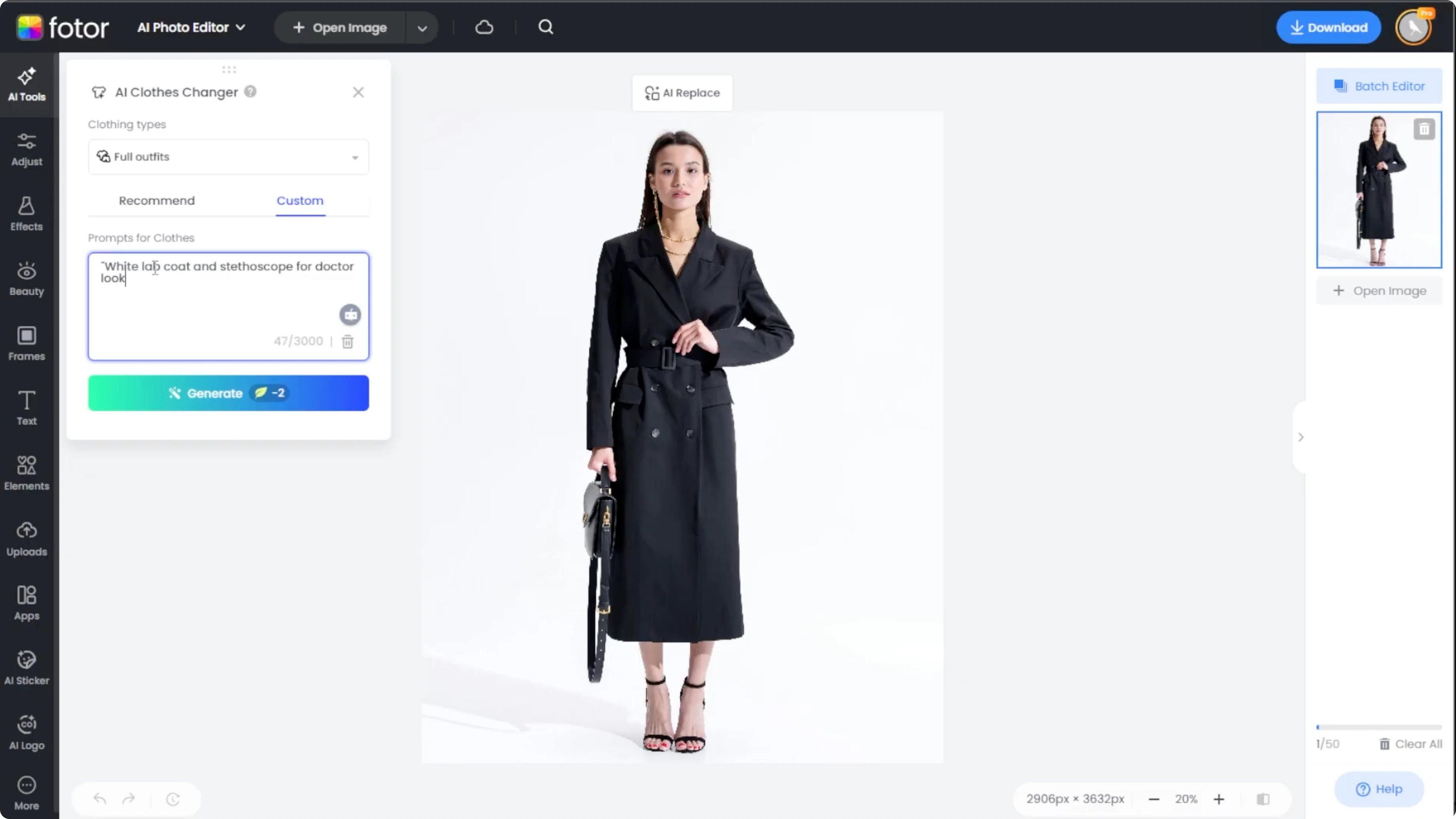 Screenshot from How to Visualize Different Outfits and Fashion Styles with AI? at 70s
