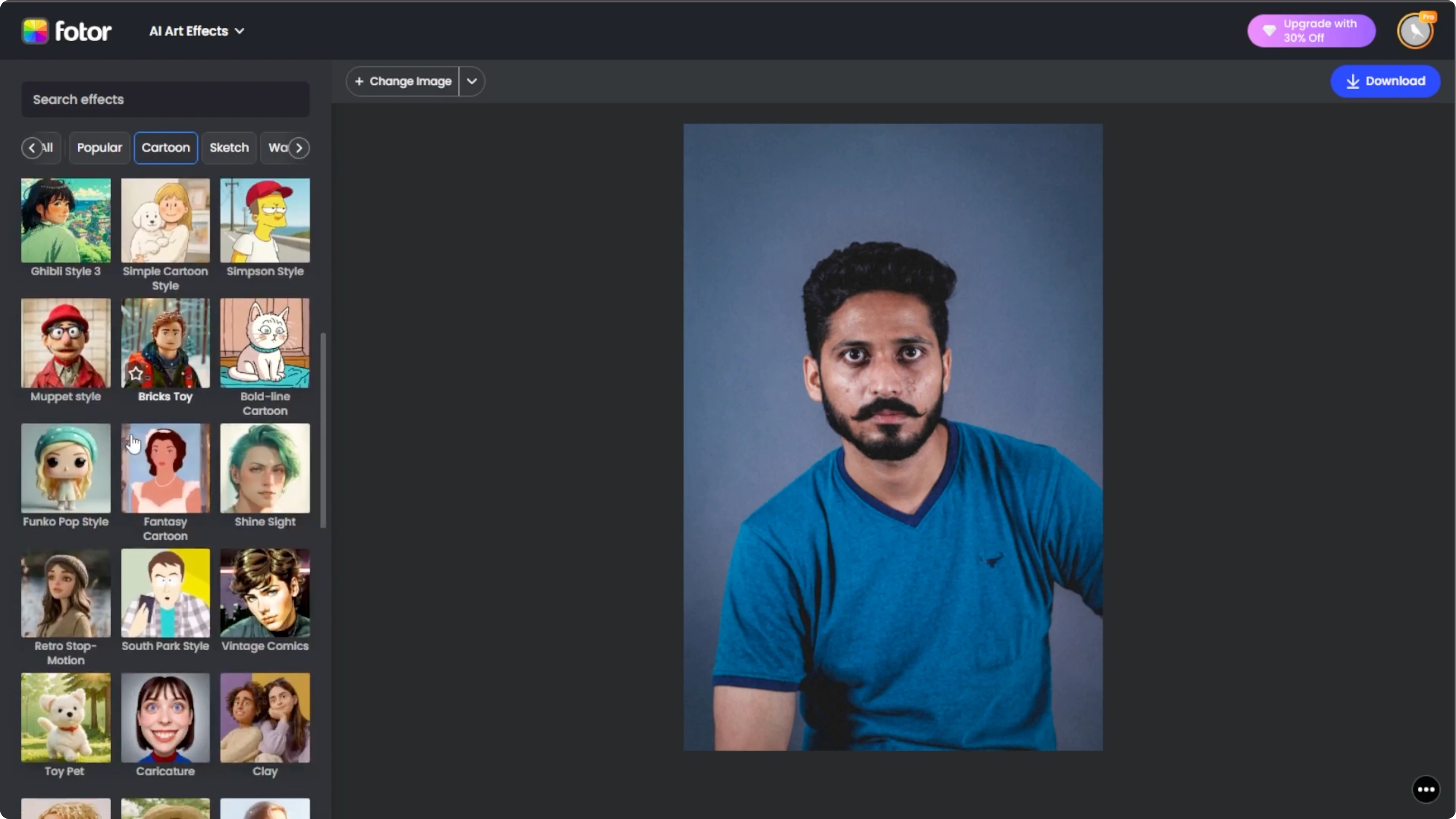 Screenshot from How to Transform Your Photos into Funko Pop Style Characters with AI? at 59s