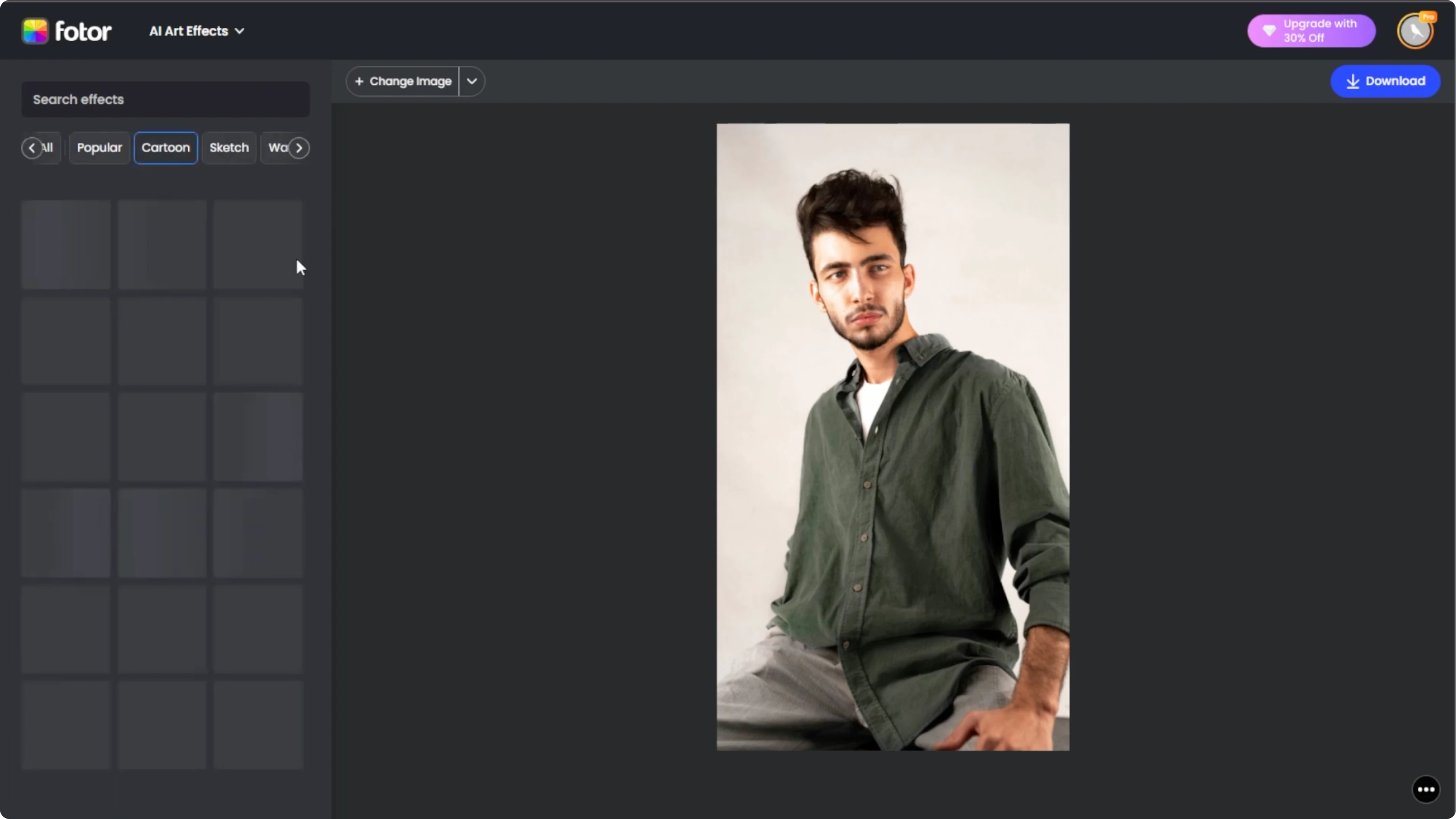 Screenshot from How to Transform Your Photos into Stylized JoJo Characters with AI? at 55s