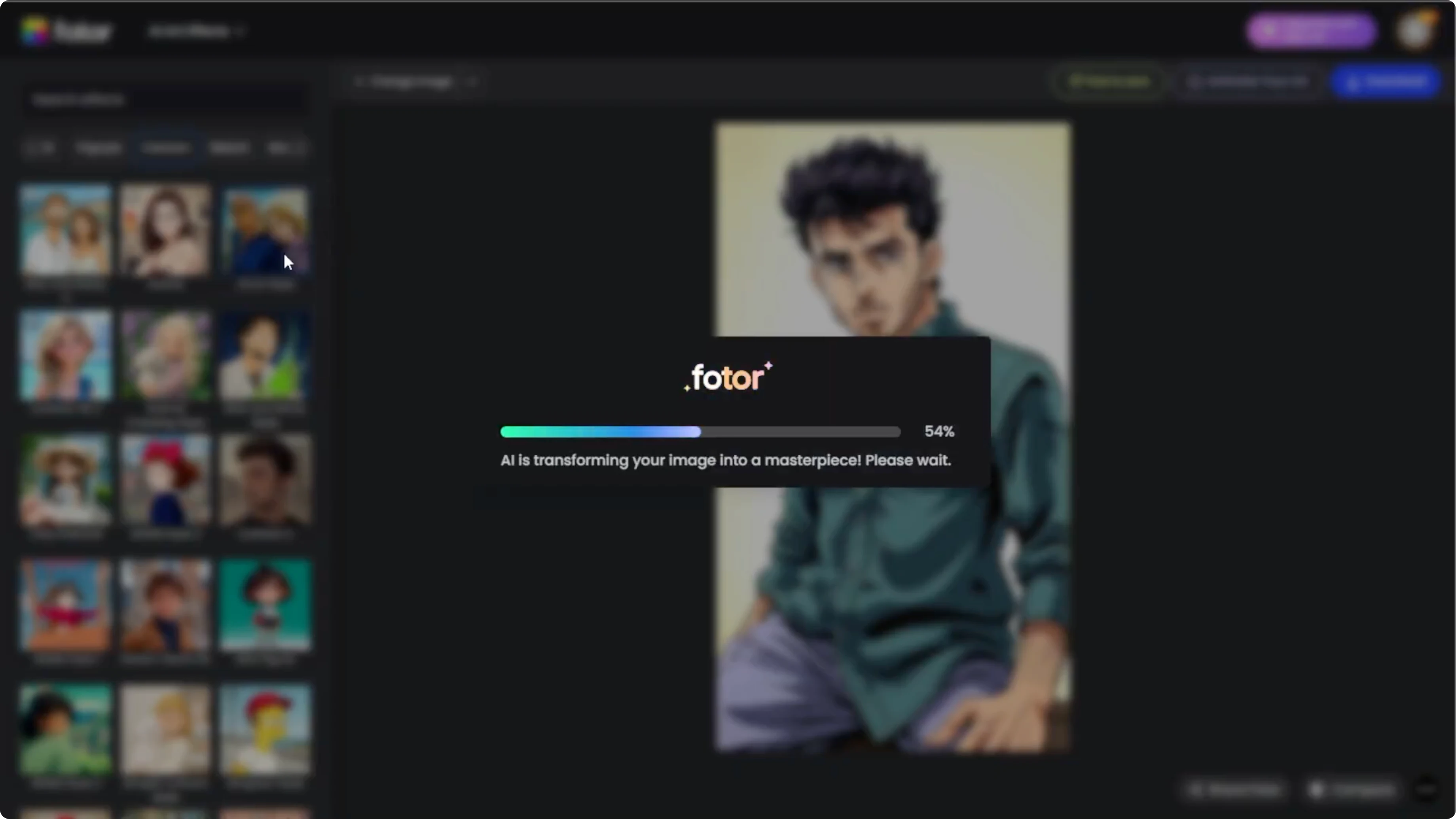 Screenshot from How to Transform Your Photos into Stylized JoJo Characters with AI? at 88s