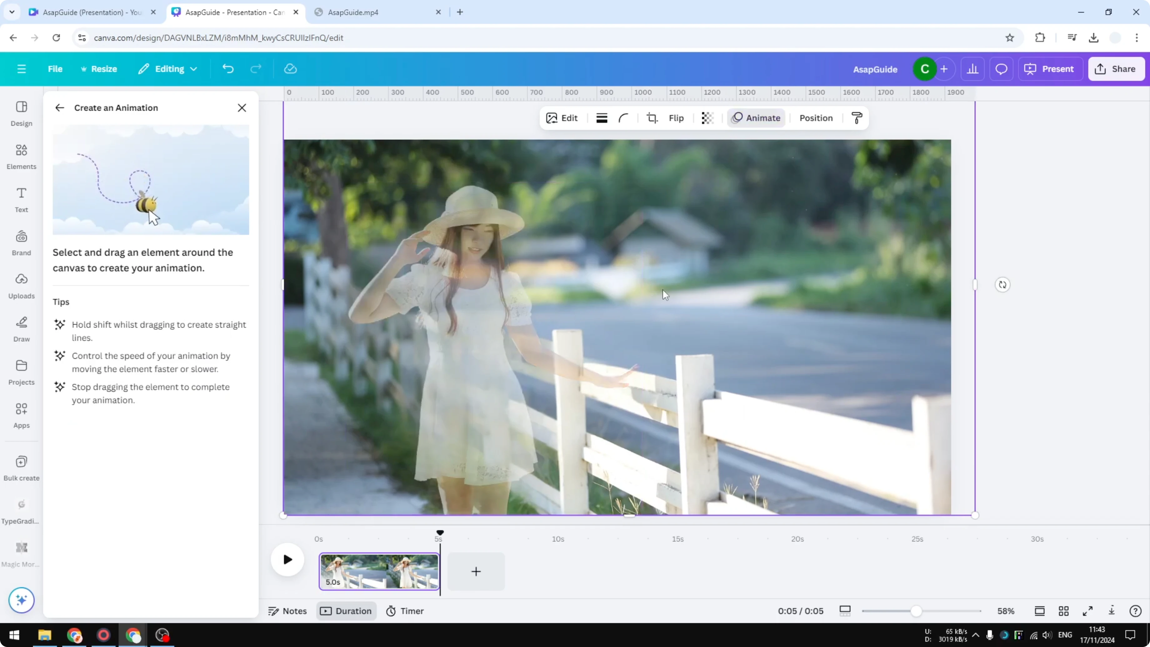 Screenshot from How to Turn Photo to Video in Canva at 270s