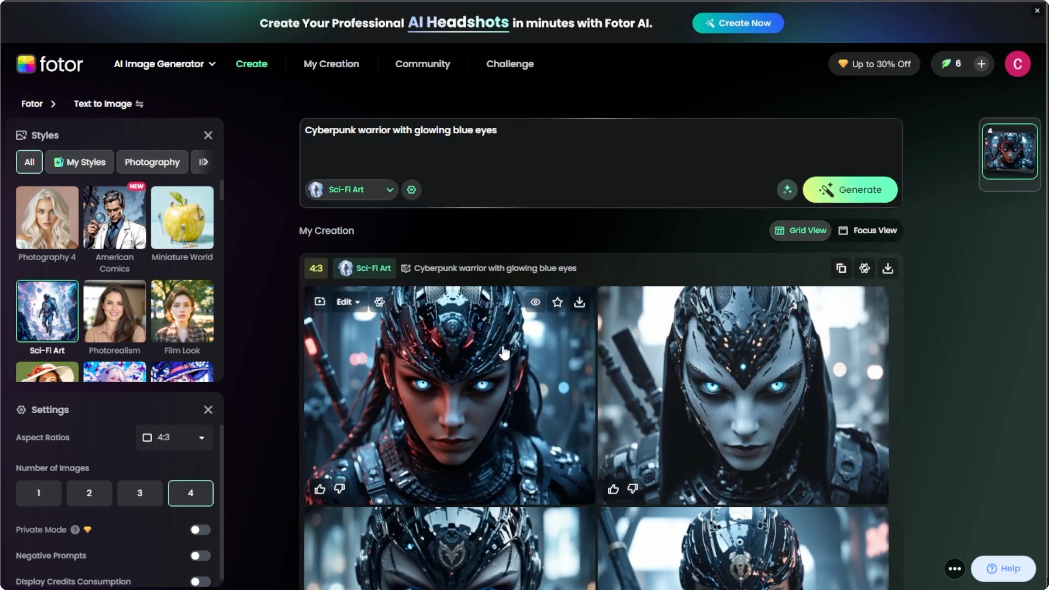 Screenshot from How to Visualize Yourself as a Fantasy or Sci-Fi Character with AI? at 106s