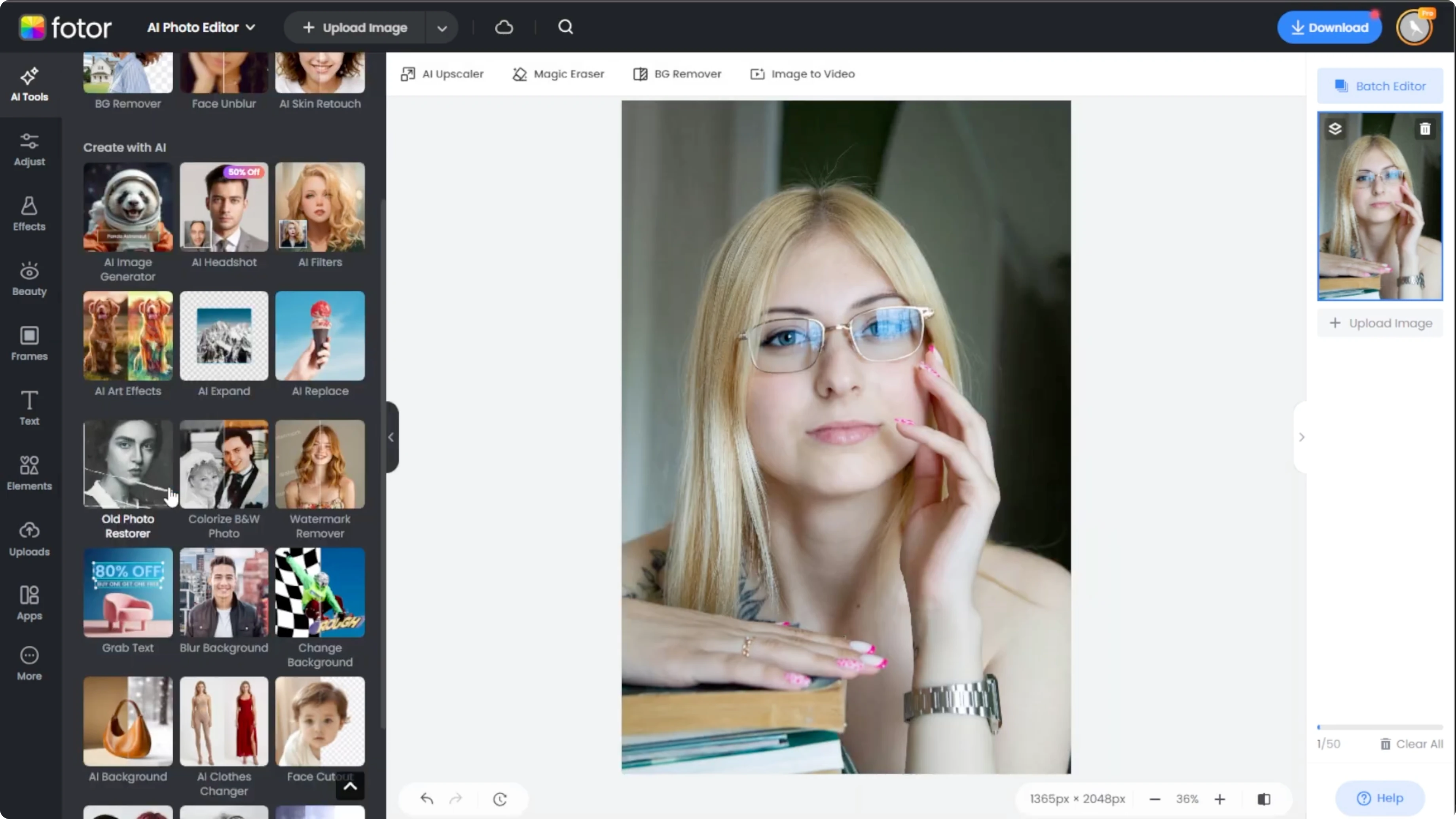 Screenshot from How to Visualize Yourself Wearing Different Eyeglasses with AI? at 137s