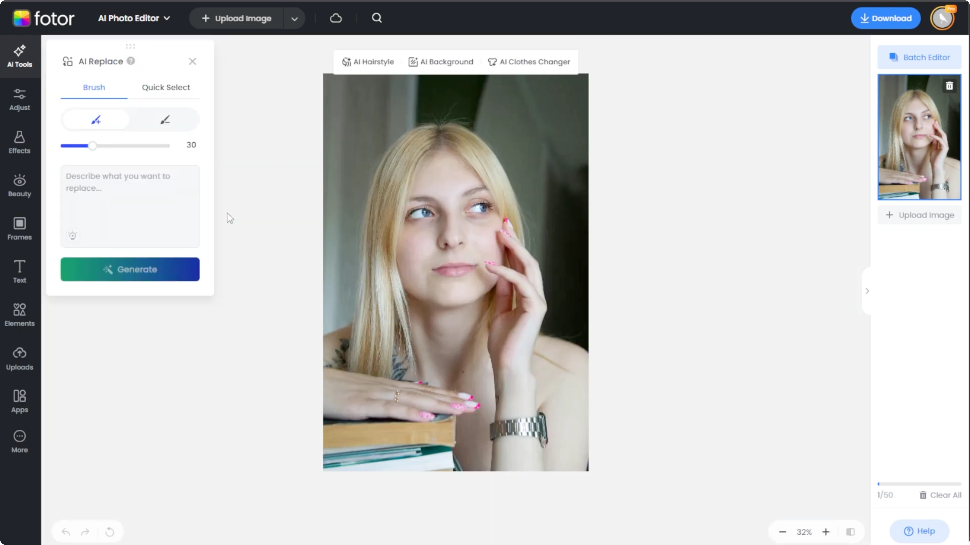 Screenshot from How to Visualize Yourself Wearing Different Eyeglasses with AI? at 50s