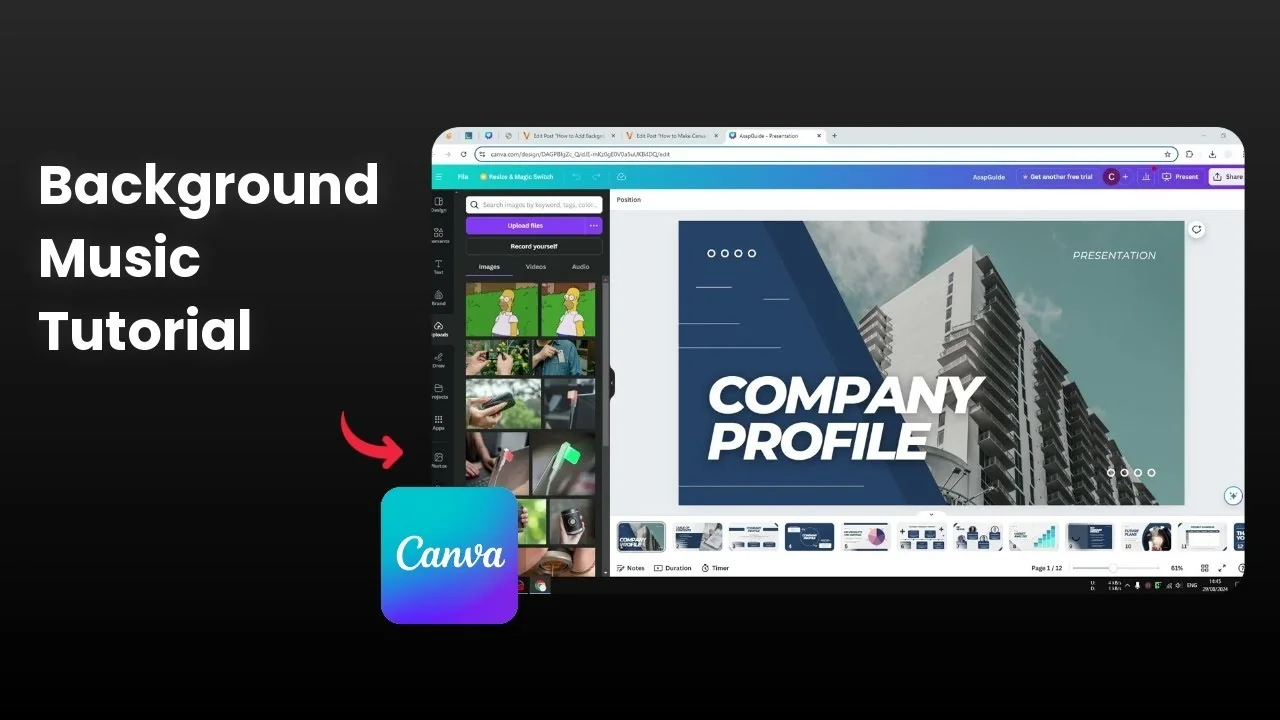 How to Add Background Music to Canva Presentation