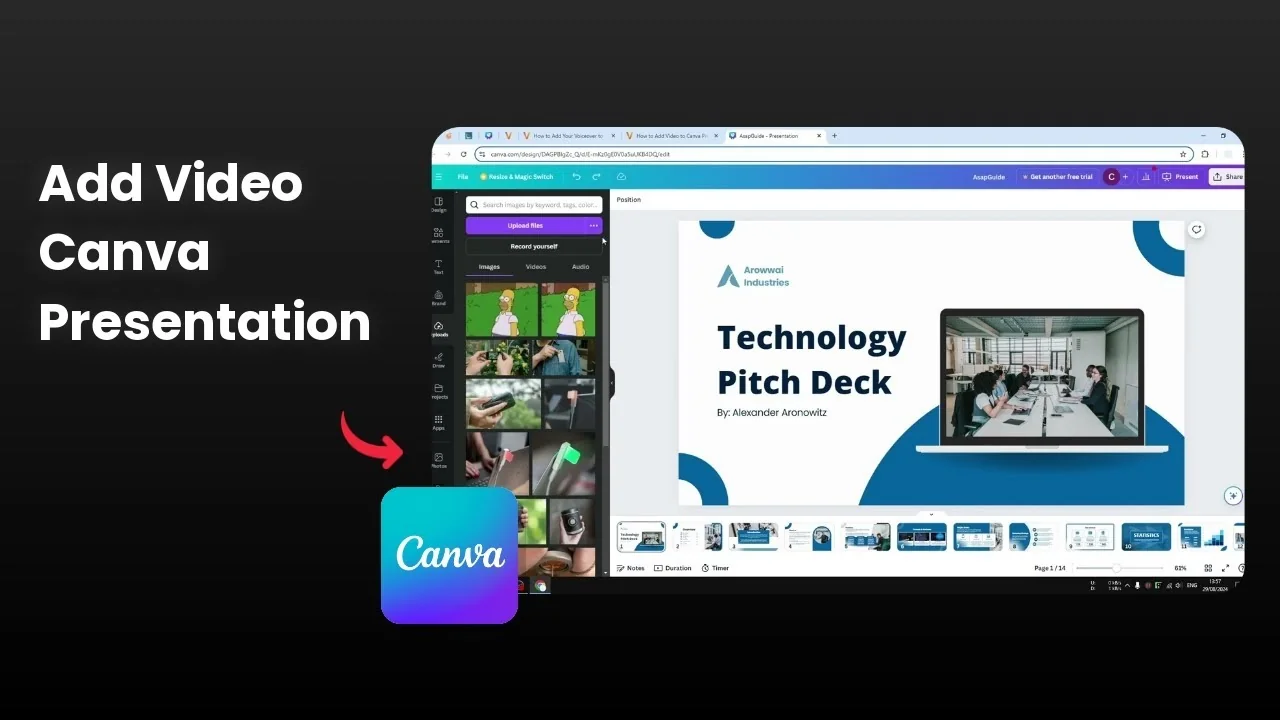 How to Add Video to Canva Presentation