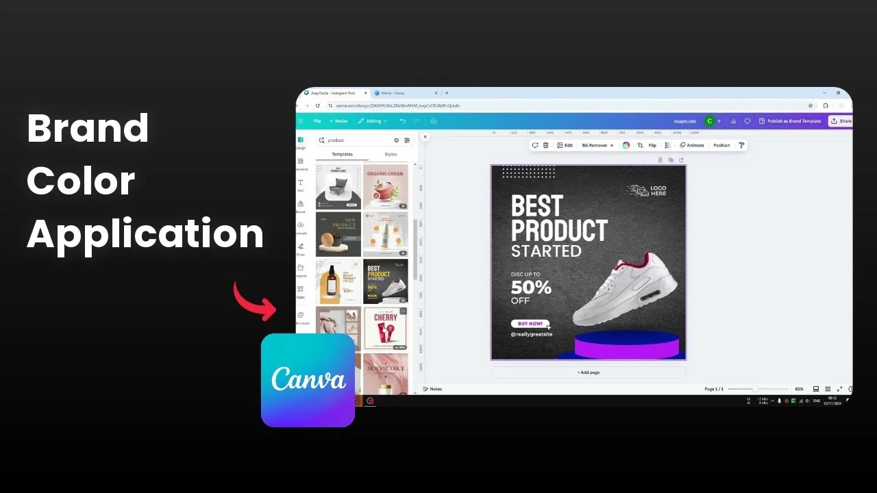 How to Apply Brand Colors in One Click on Canva Templates
