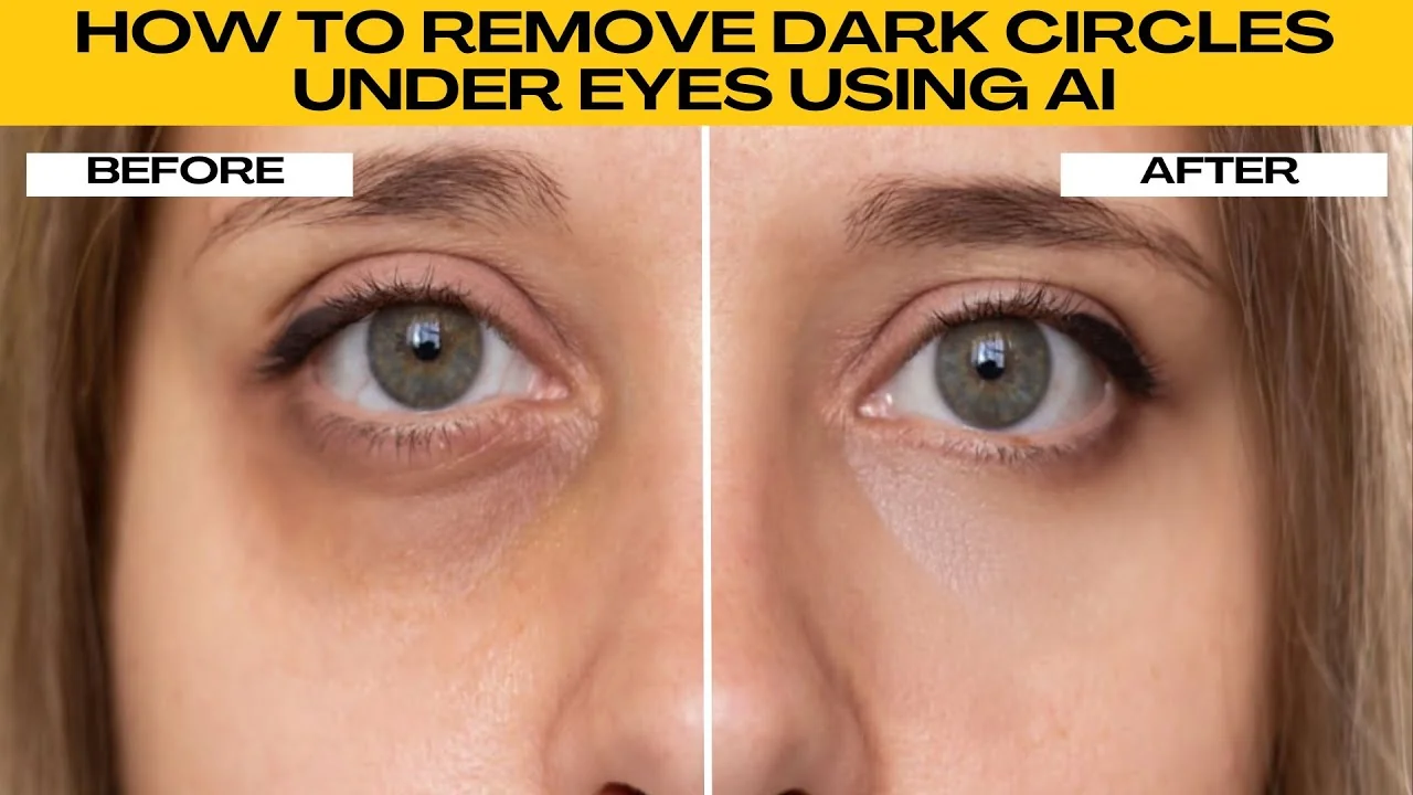 How to Brighten and Reduce Under-Eye Dark Circles with AI?