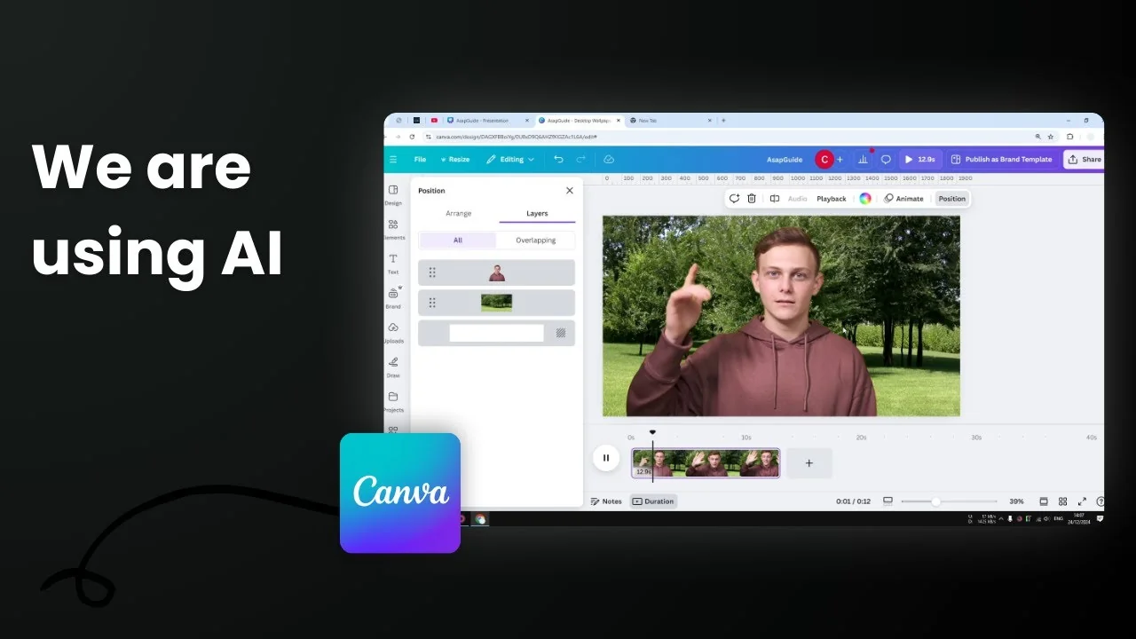How to Change Video Background in Canva Using AI