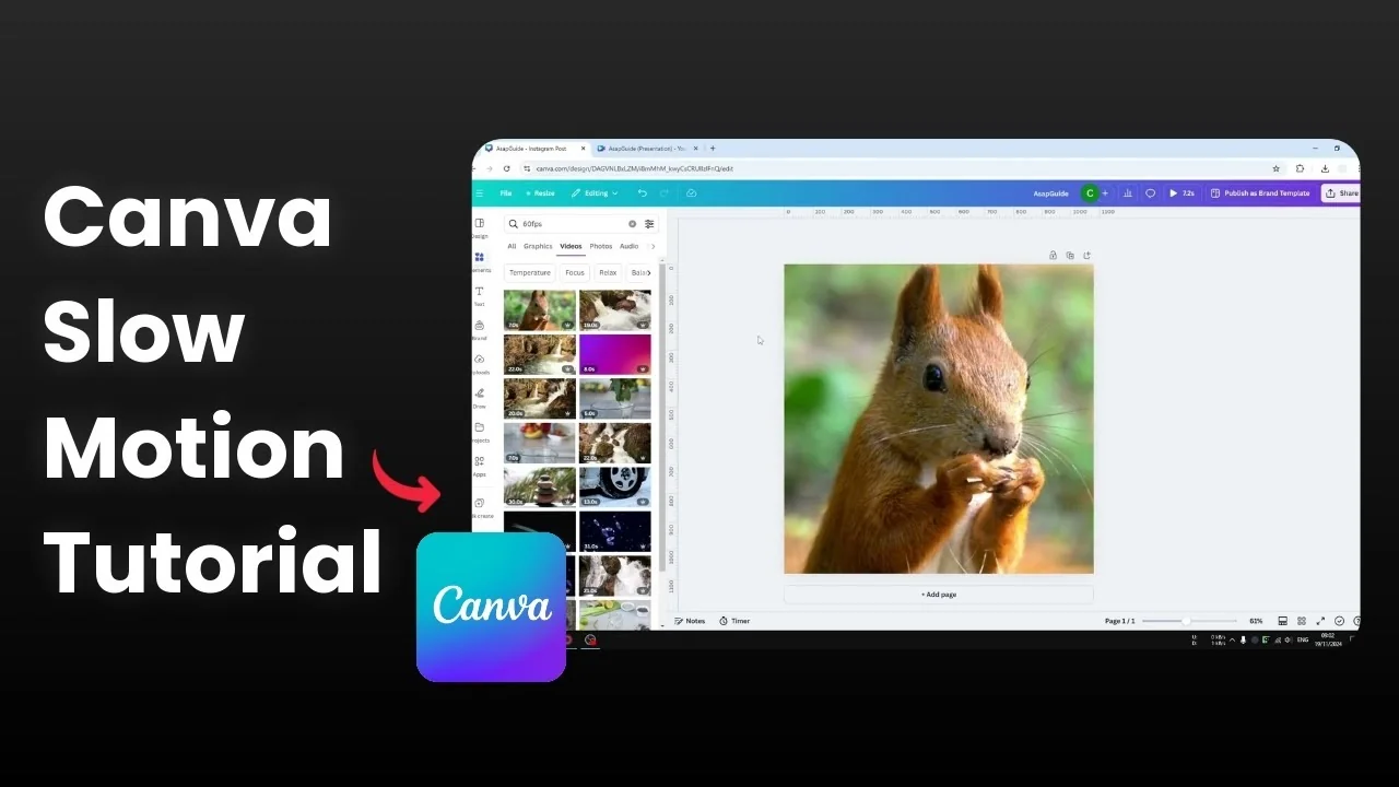How to Create a Slow Motion Effect in Canva Video