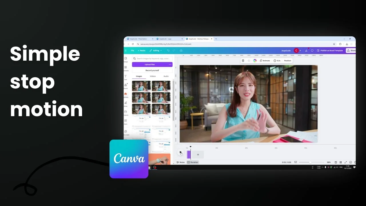 How to Create Stop Motion Animation Effect in Canva