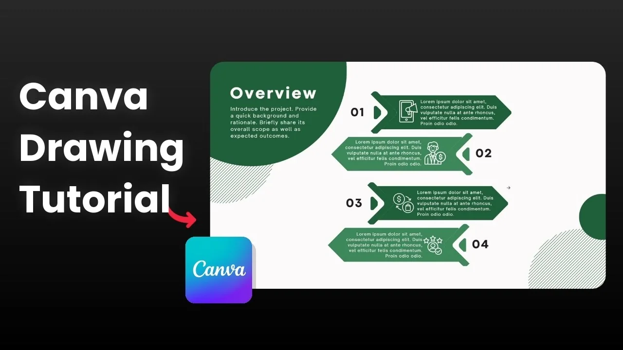 How to Draw on Canva Presentation