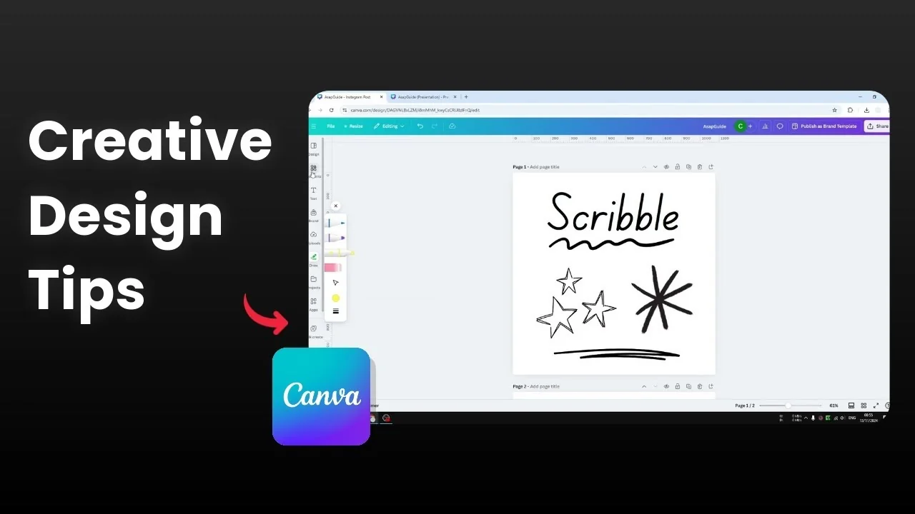 How to Draw Your Own Lines on Canva