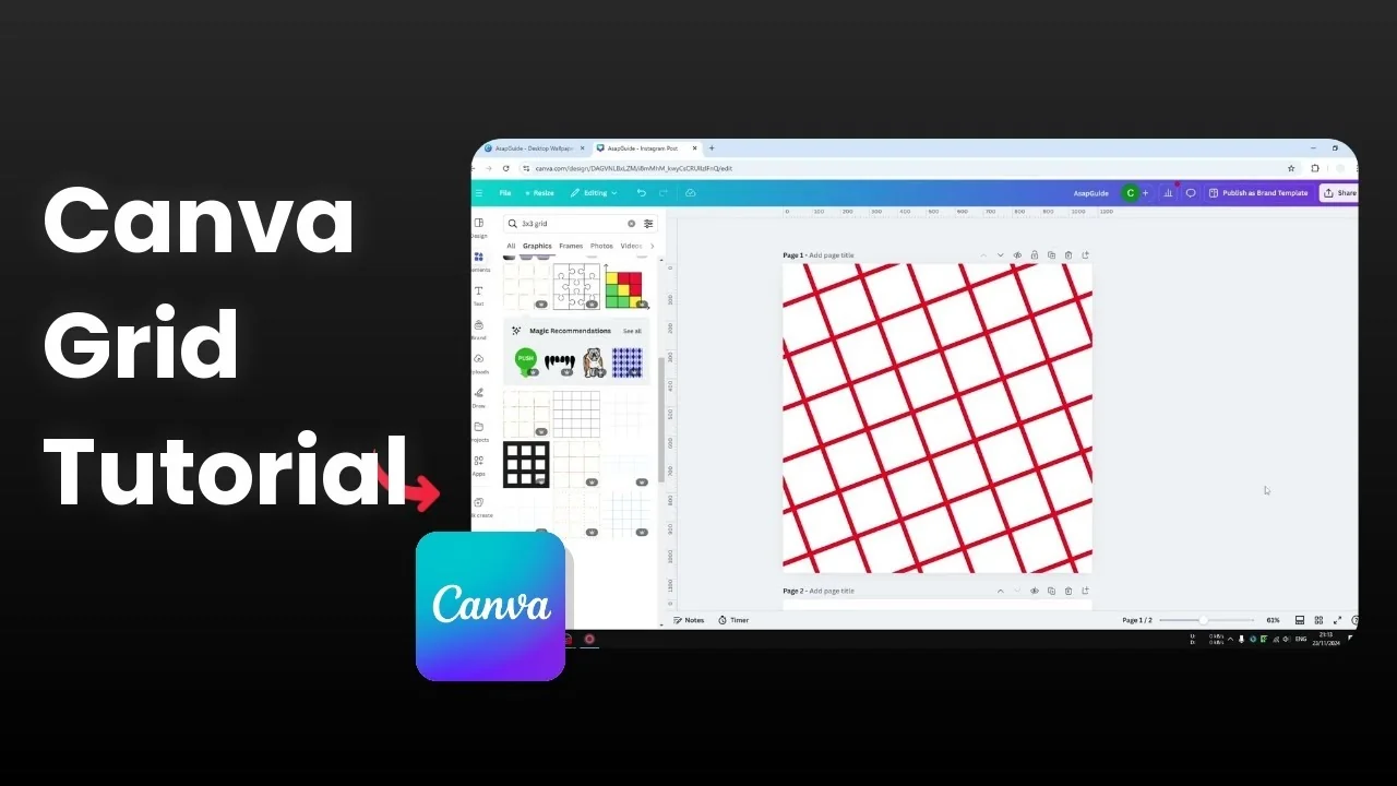 How to Make a Grid on Canva