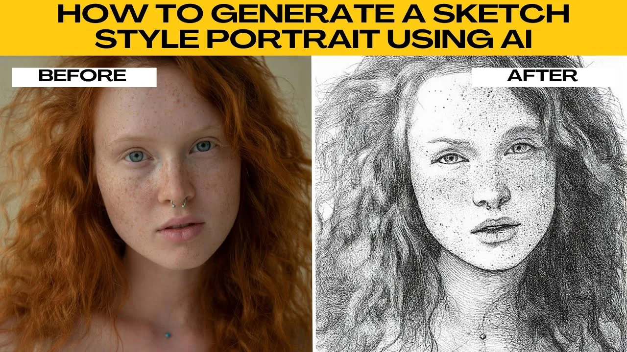 How to Transform Your Photos into Artistic Sketch Portraits with AI?