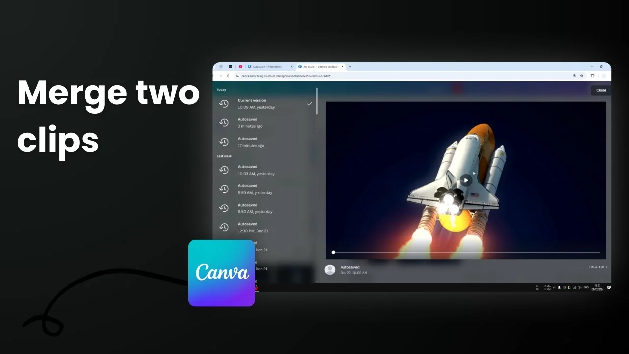 How to Unsplit a Video in Canva
