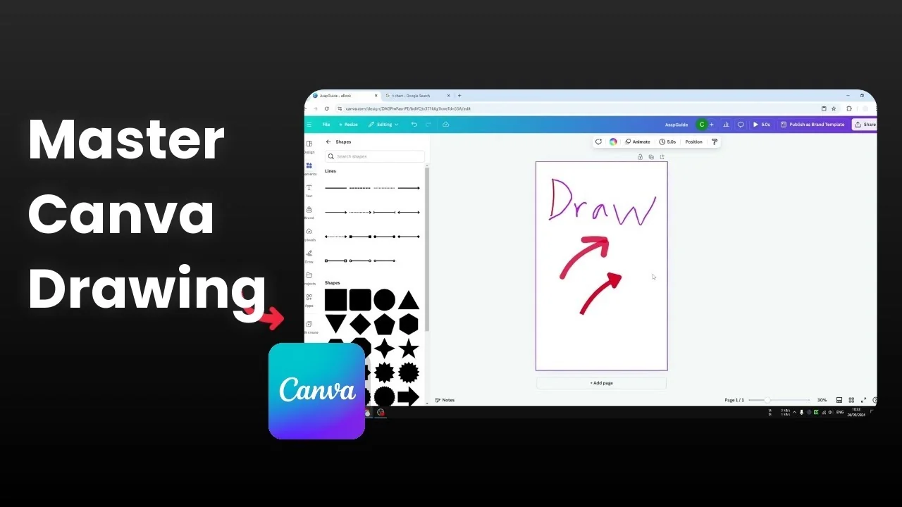 How to Use the Draw Tool in Canva