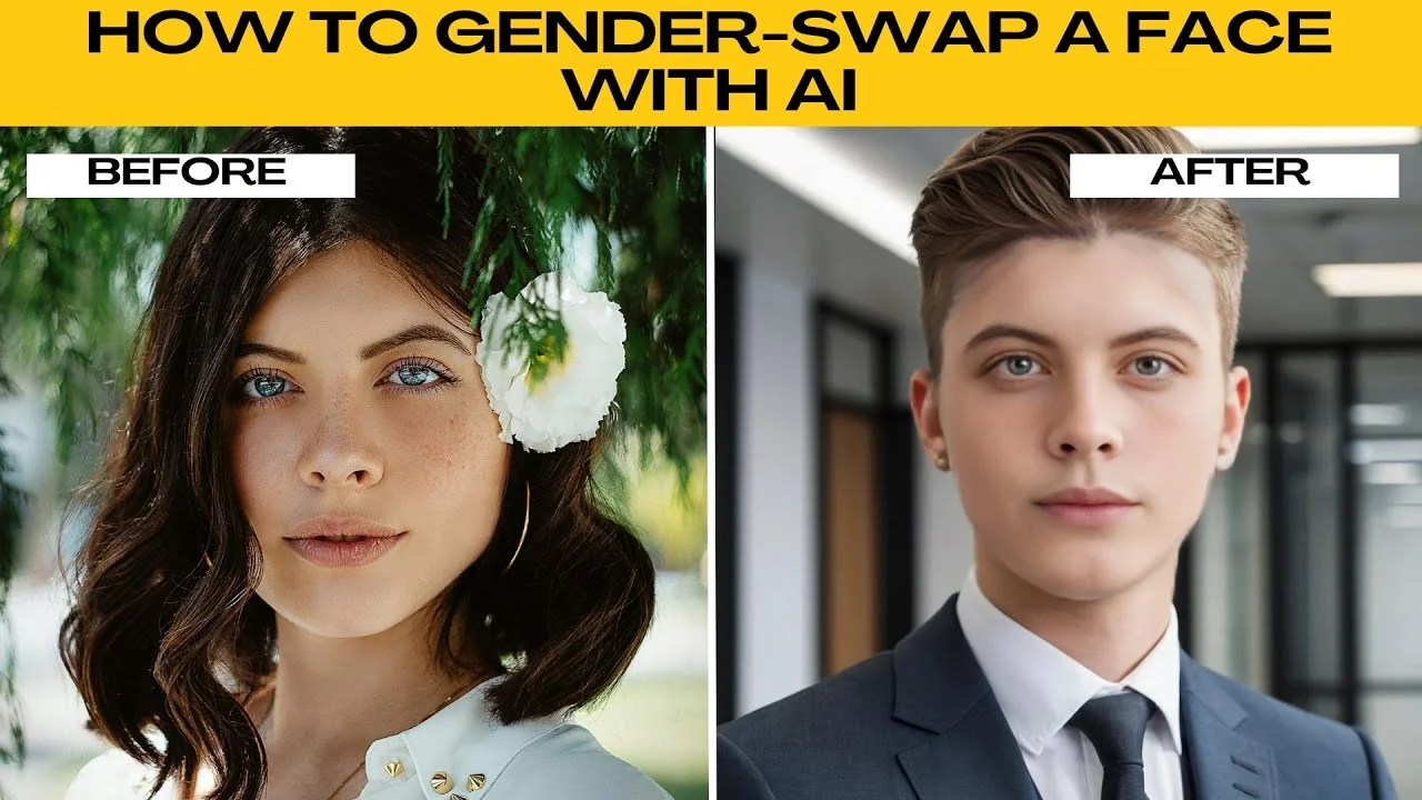 How to Visualize Yourself as the Opposite Gender with AI?